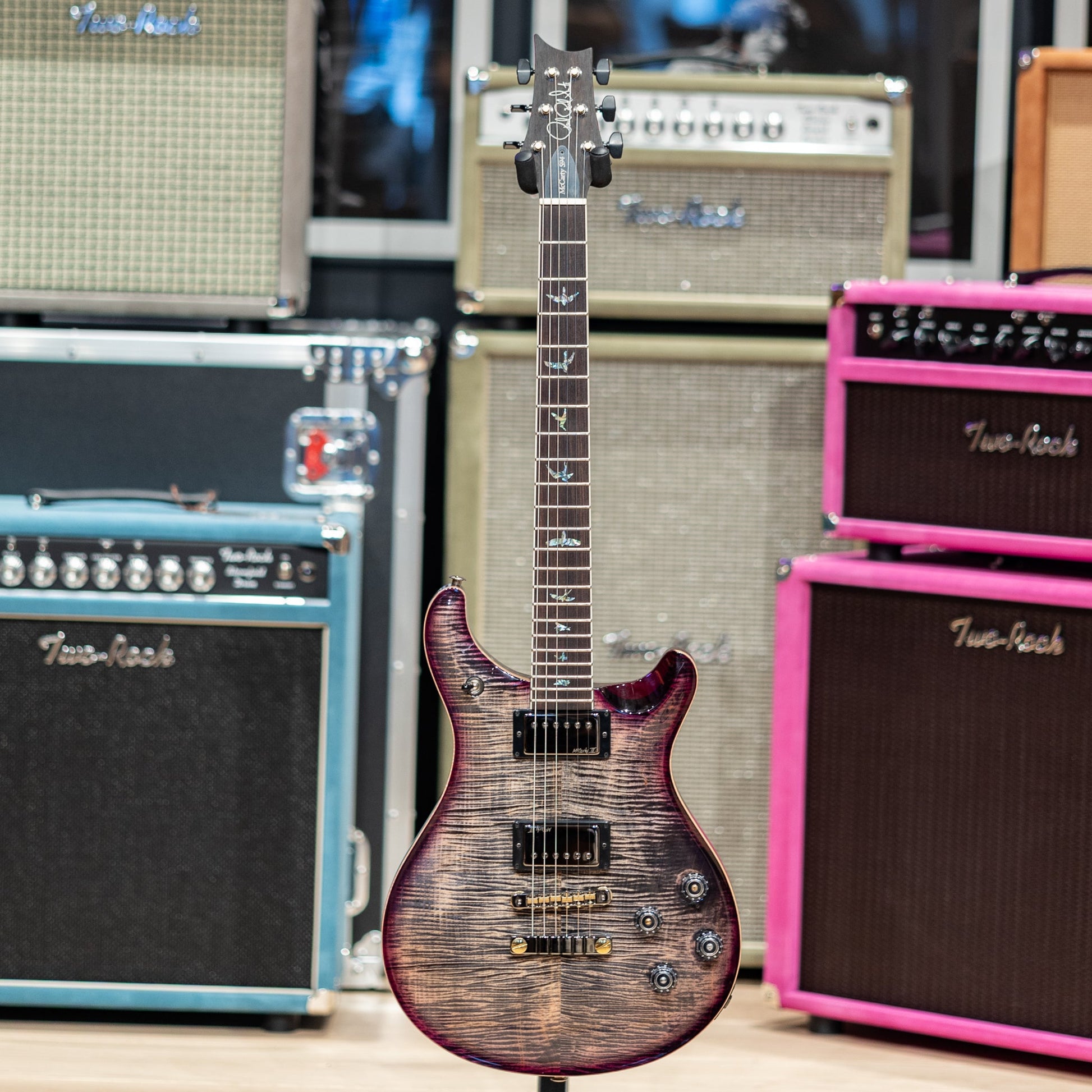 PRS Wood Library McCarty 594 10-Top - Charcoal Purple Burst