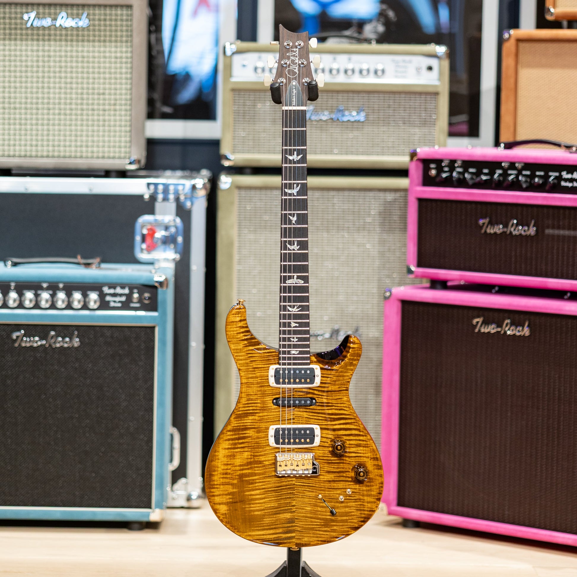 PRS Modern Eagle V 10-Top - Tiger's Eye