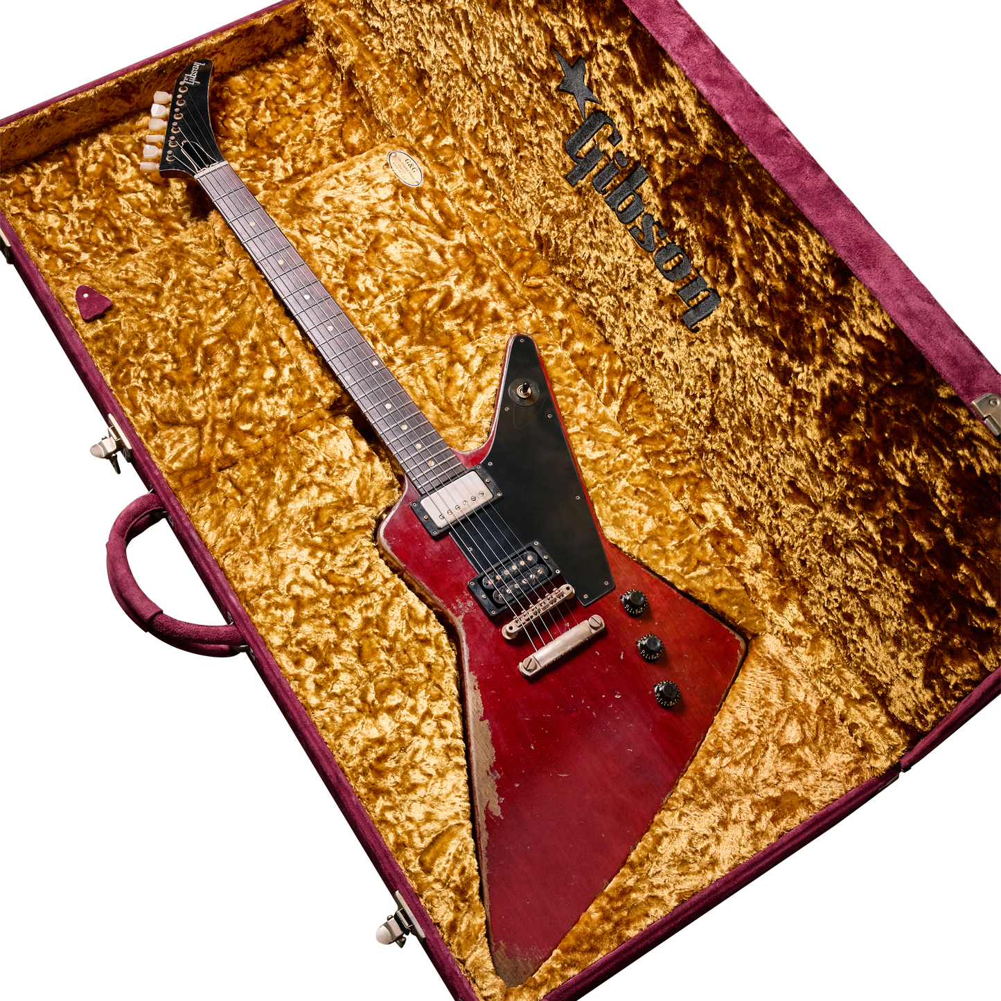 Gibson Custom Leo Scala Custom Addiction Explorer, Dark Cherry
