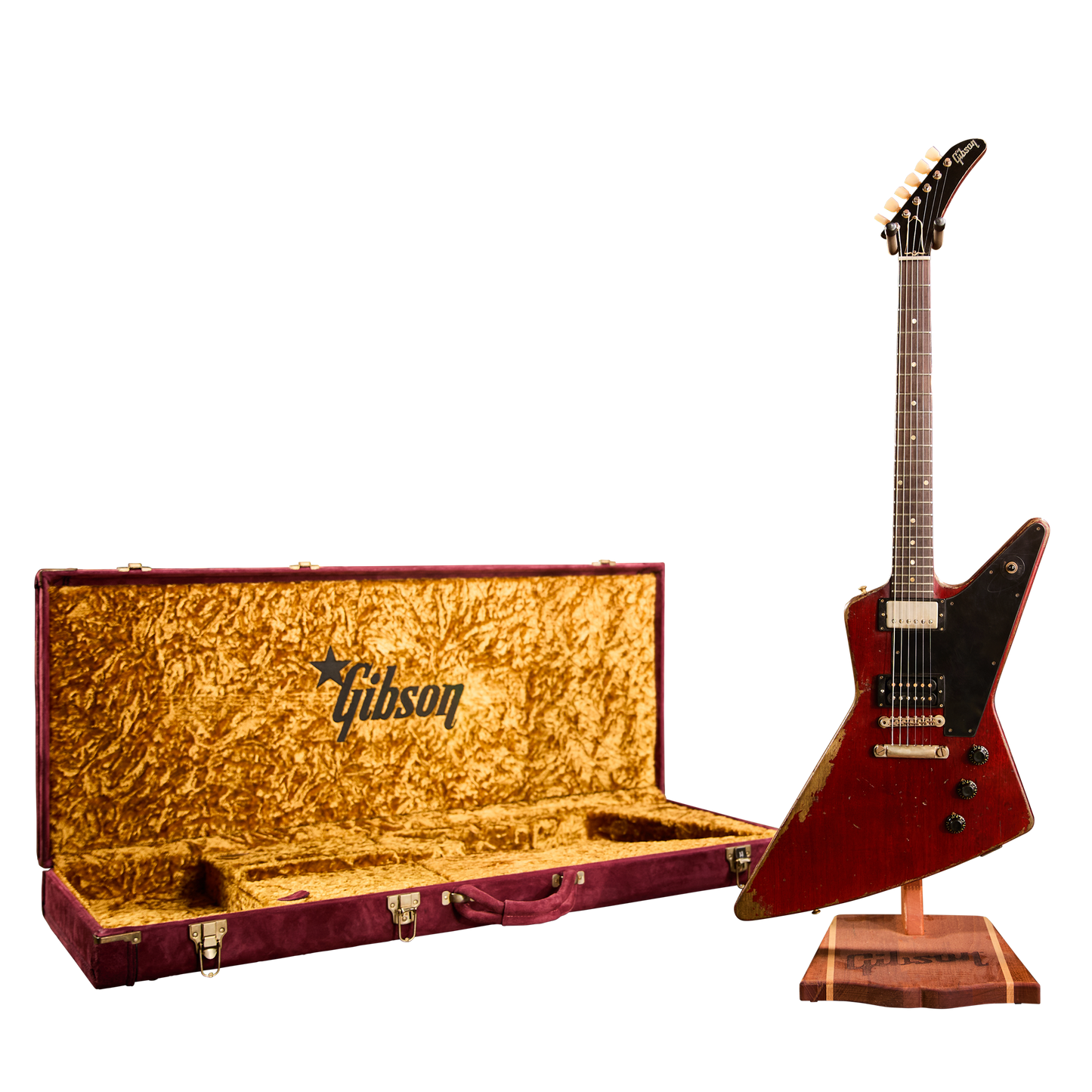 Gibson Custom Leo Scala Custom Addiction Explorer, Dark Cherry
