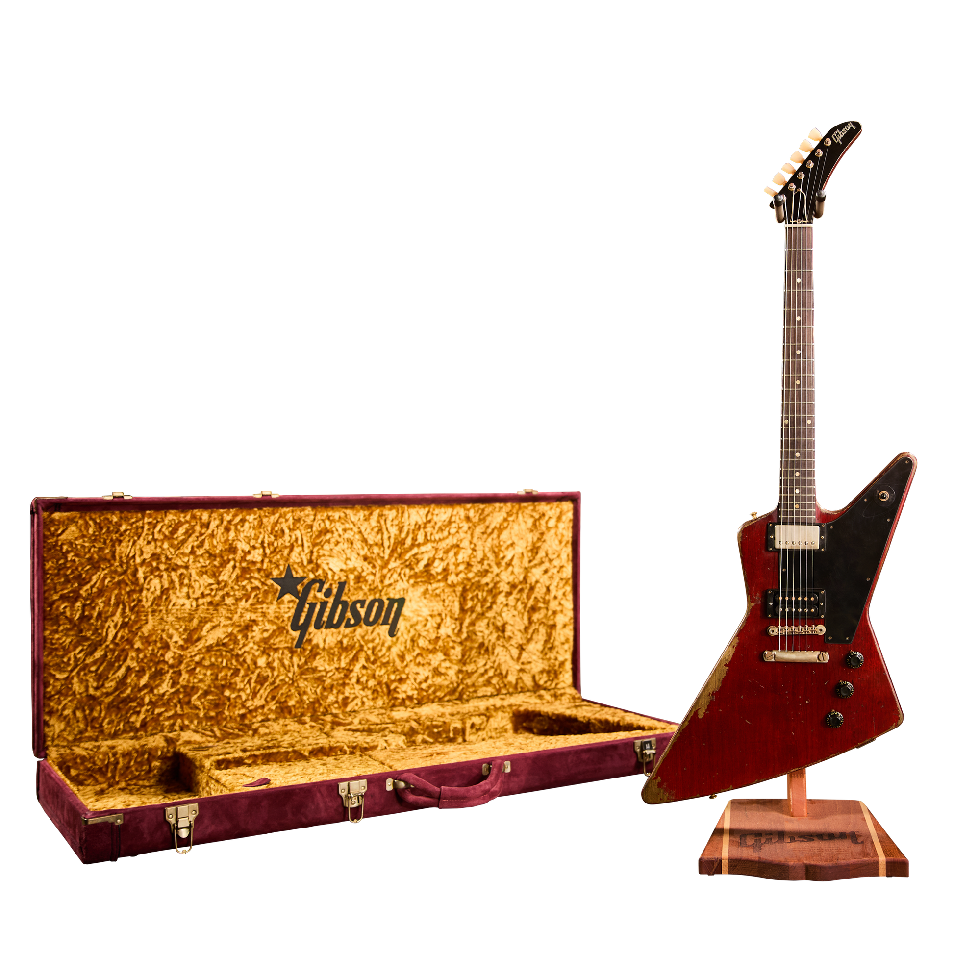 Gibson Custom Leo Scala Custom Addiction Explorer, Dark Cherry