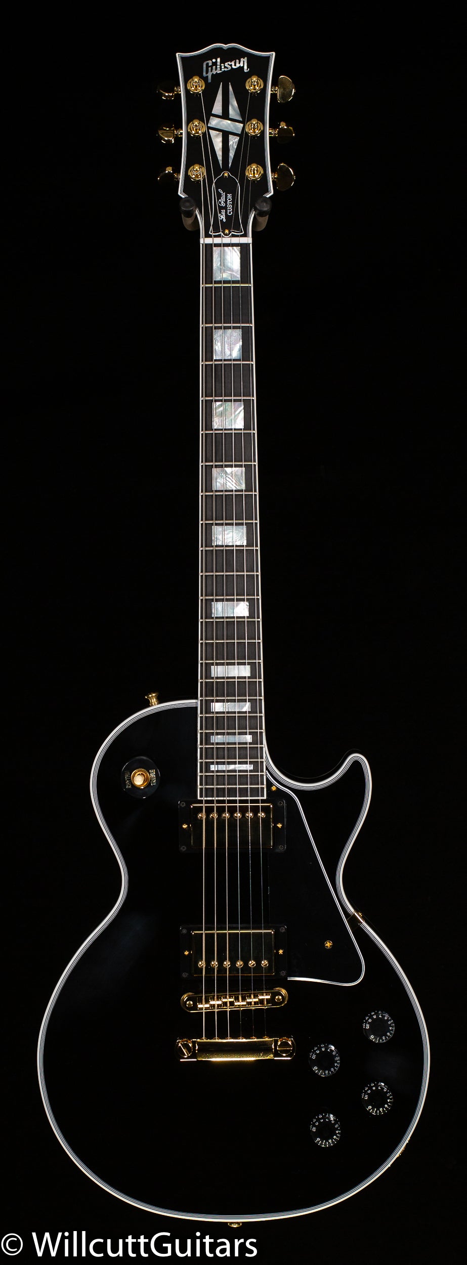 Gibson Custom Shop Les Paul Custom Ebony Fingerboard Gloss Ebony (624)