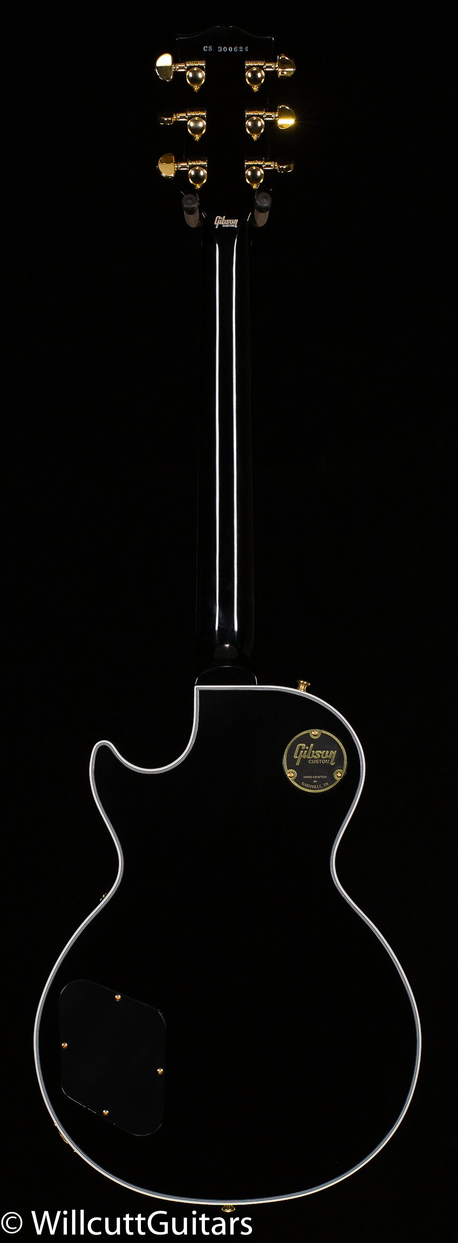Gibson Custom Shop Les Paul Custom Ebony Fingerboard Gloss Ebony (624)