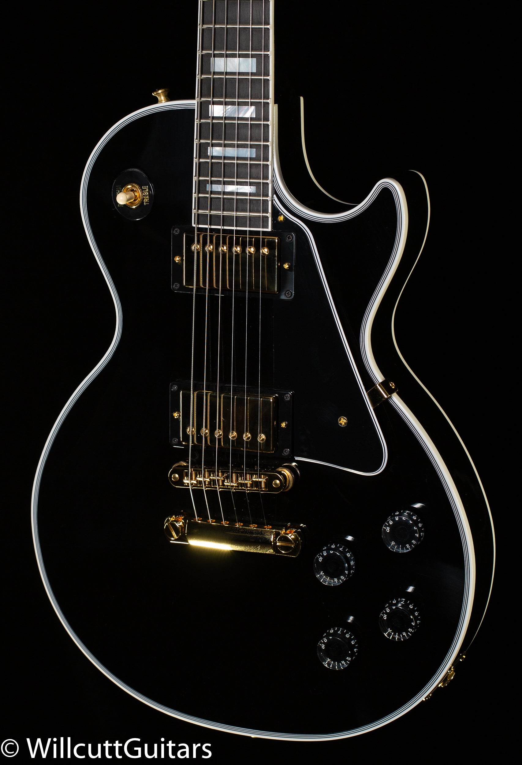 Gibson Custom Shop Les Paul Custom Ebony Fingerboard Gloss Ebony (624)