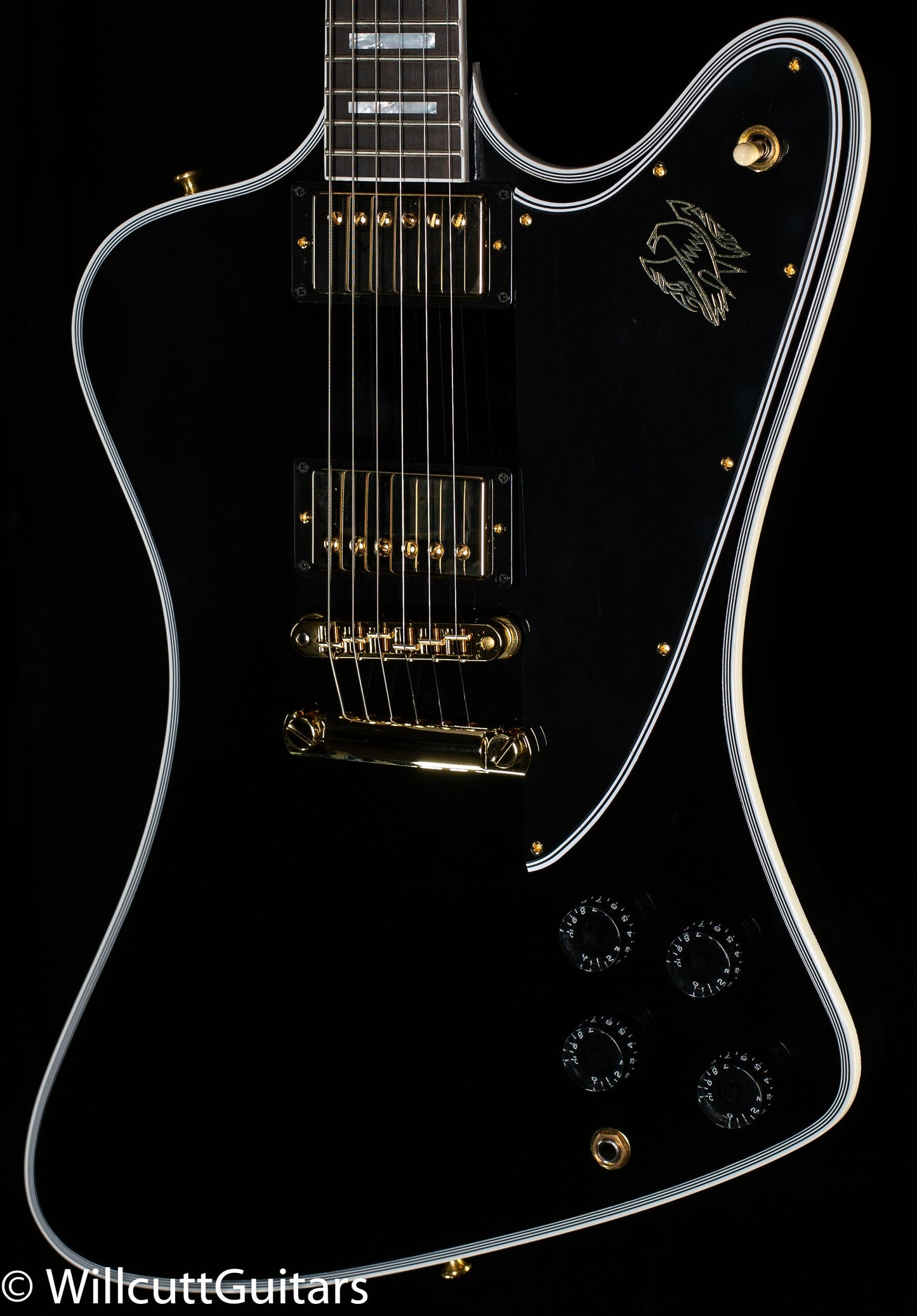 Gibson Firebird Custom w/ Ebony Fingerboard Gloss Ebony (312)
