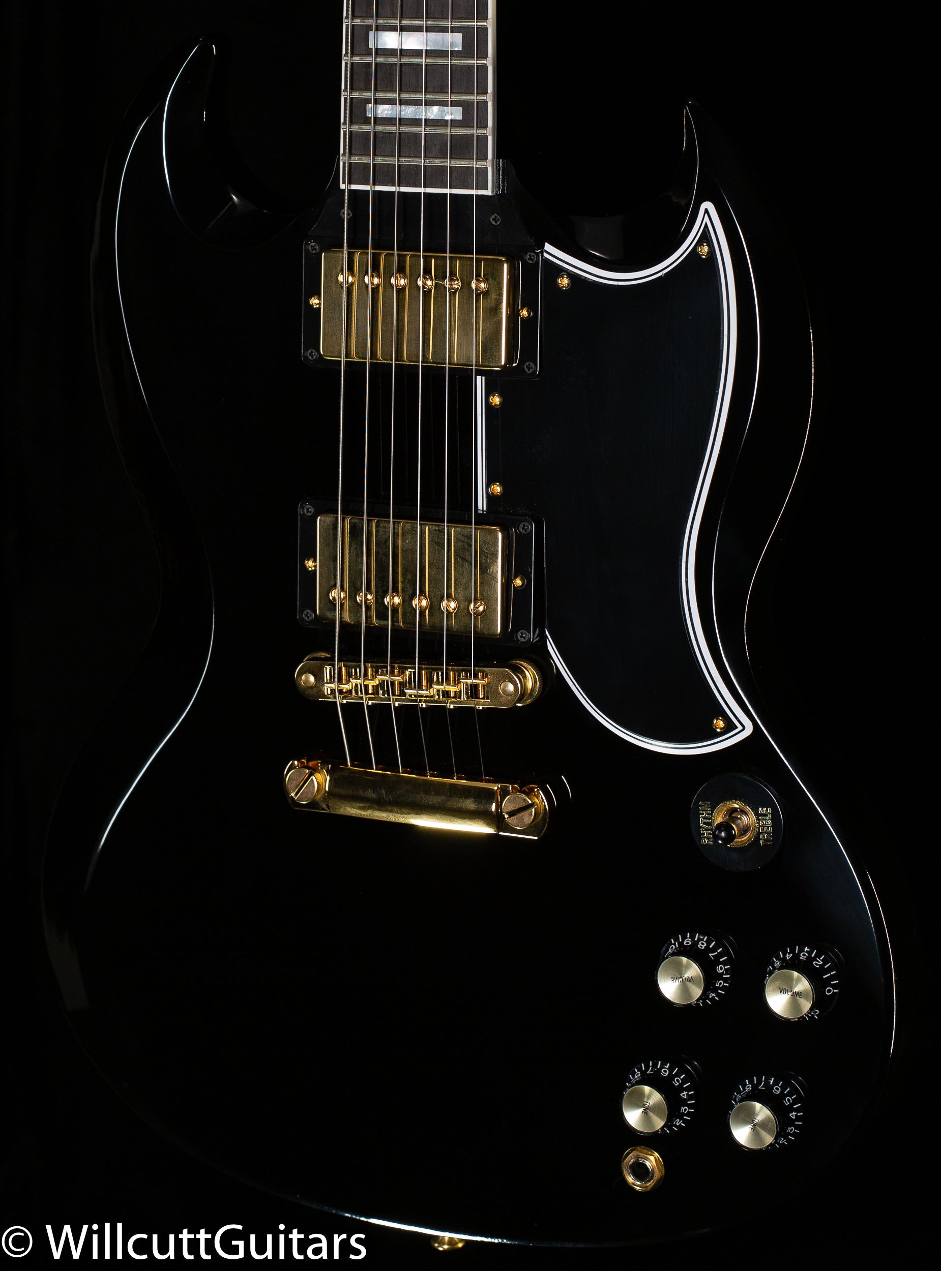 Gibson Custom Shop SG Custom 2-Pickup w/ Ebony Fingerboard Gloss, Ebony (564)