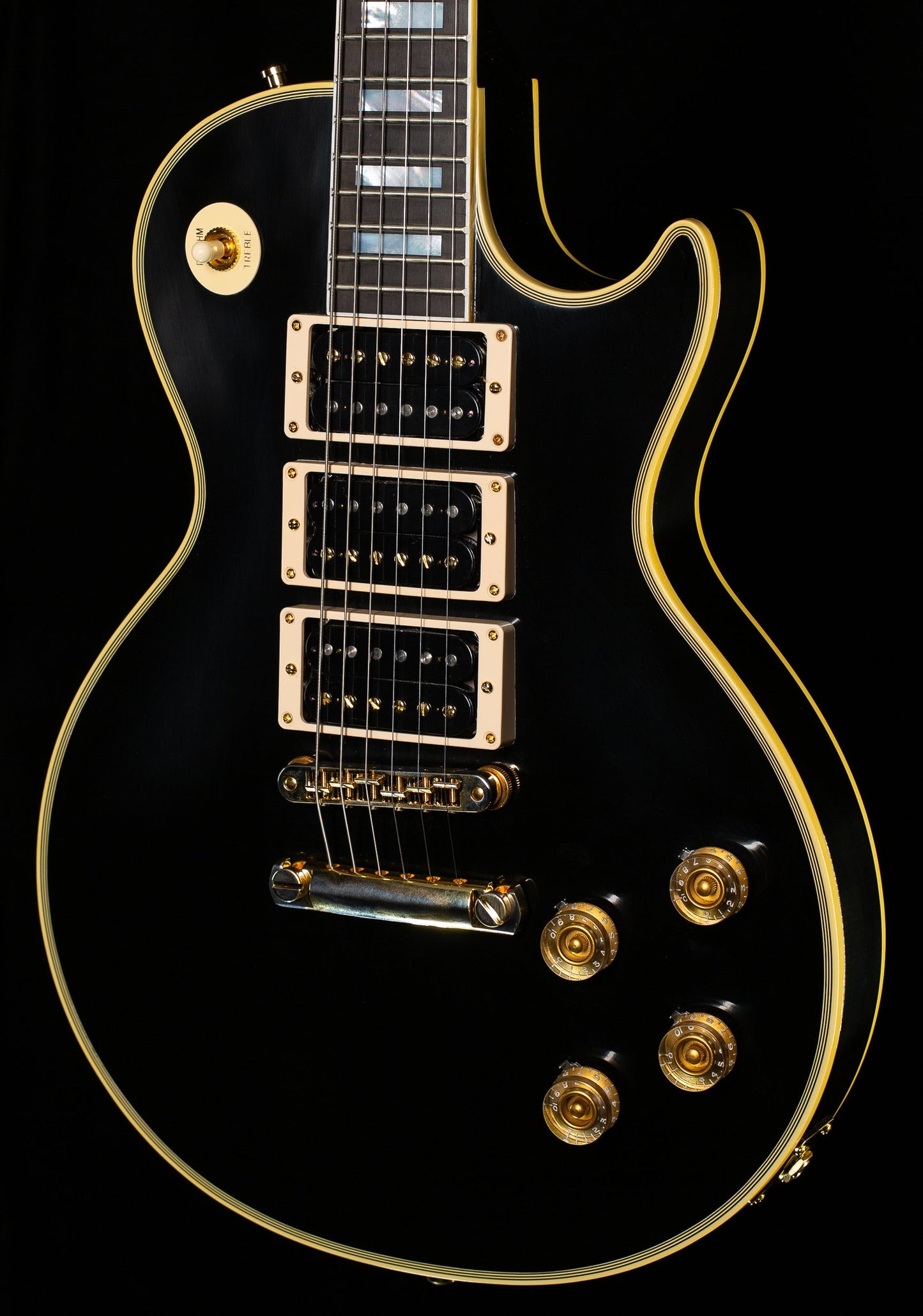 Gibson Custom Shop Peter Frampton "Phenix" Inspired Les Paul Custom Ebony VOS (779)