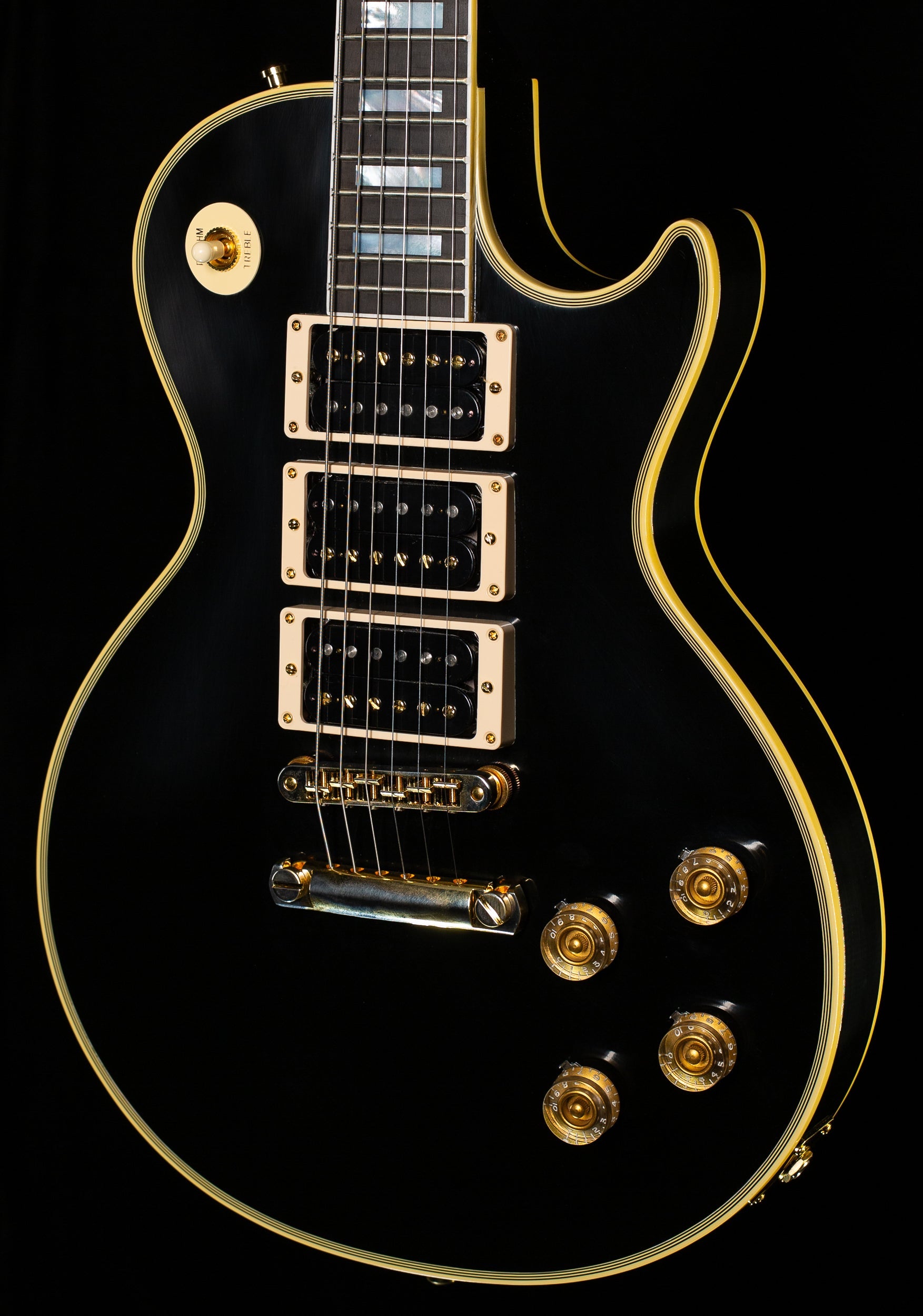 Gibson Custom Shop Peter Frampton "Phenix" Inspired Les Paul Custom Ebony VOS (779)