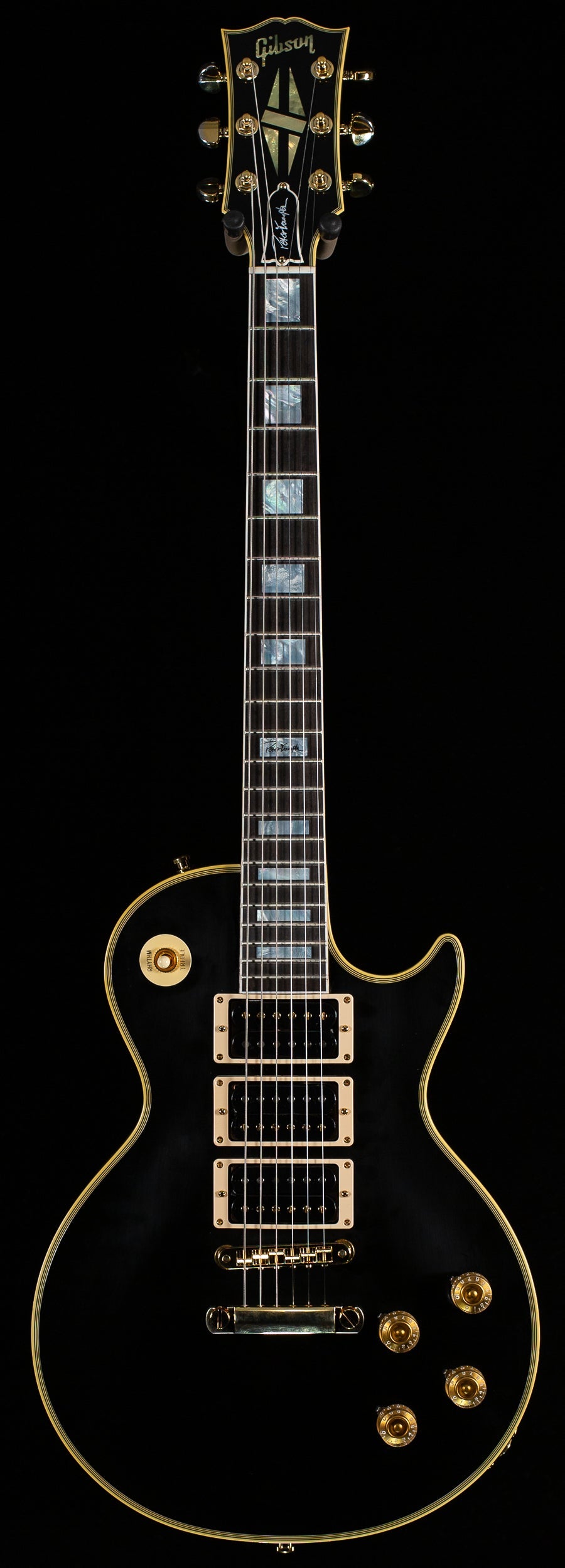 Gibson Peter Frampton "Phenix" Inspired Les Paul Custom VOS Ebony GH (810)