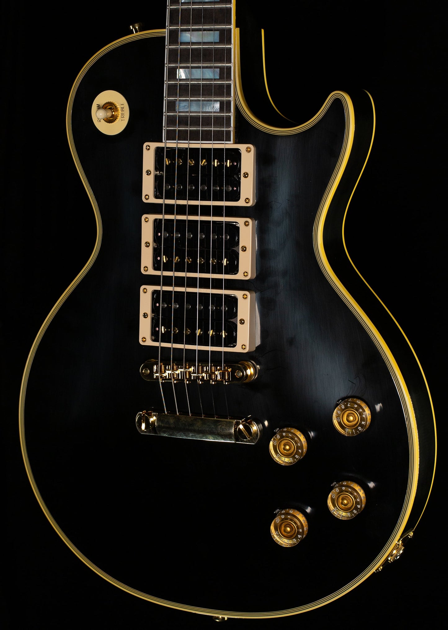 Gibson Peter Frampton "Phenix" Inspired Les Paul Custom VOS Ebony GH (810)