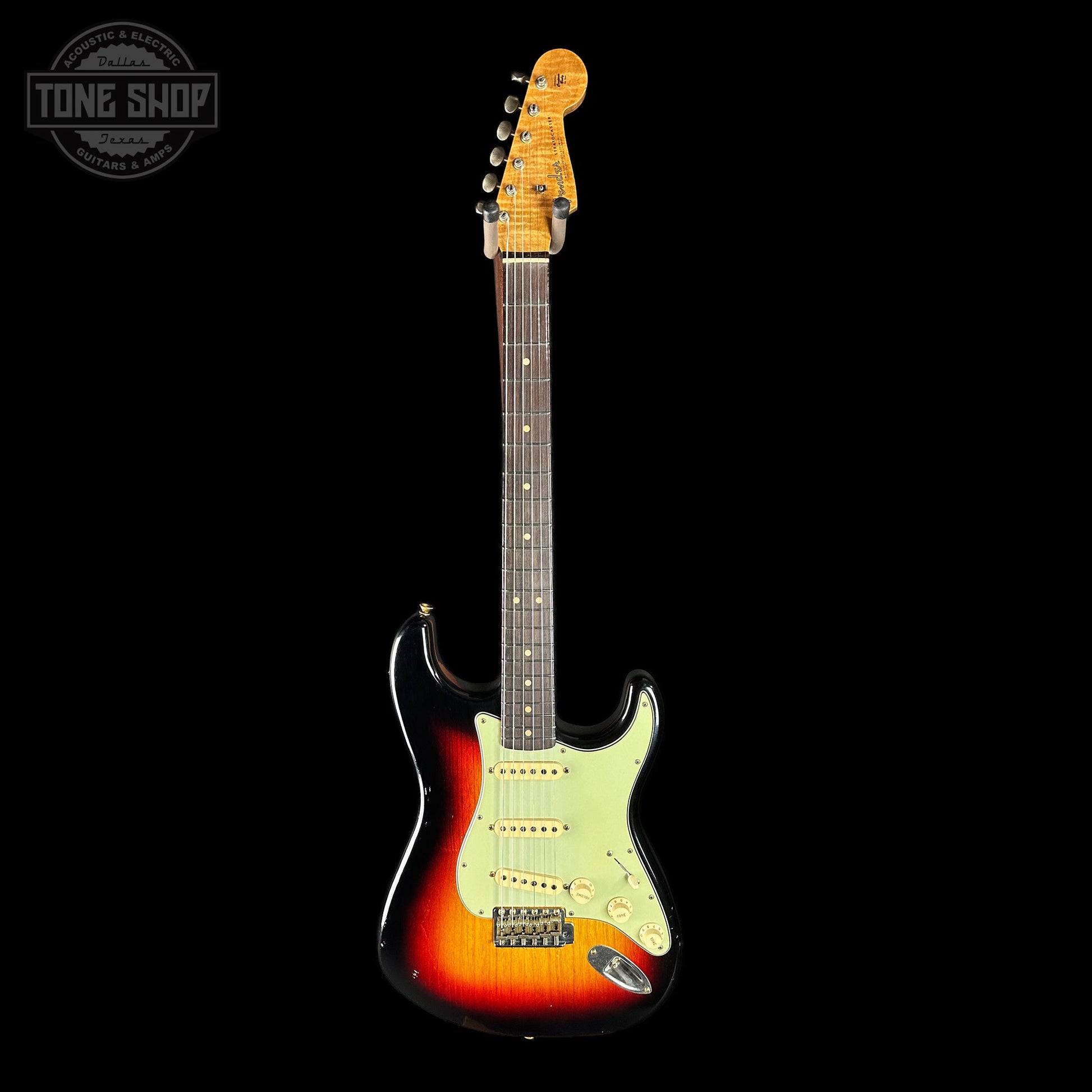 Fender Custom Shop TSG Exclusive ’63 Stratocaster Chambered 3-Tone Sunburst Journeyman Relic w/case CZ588375