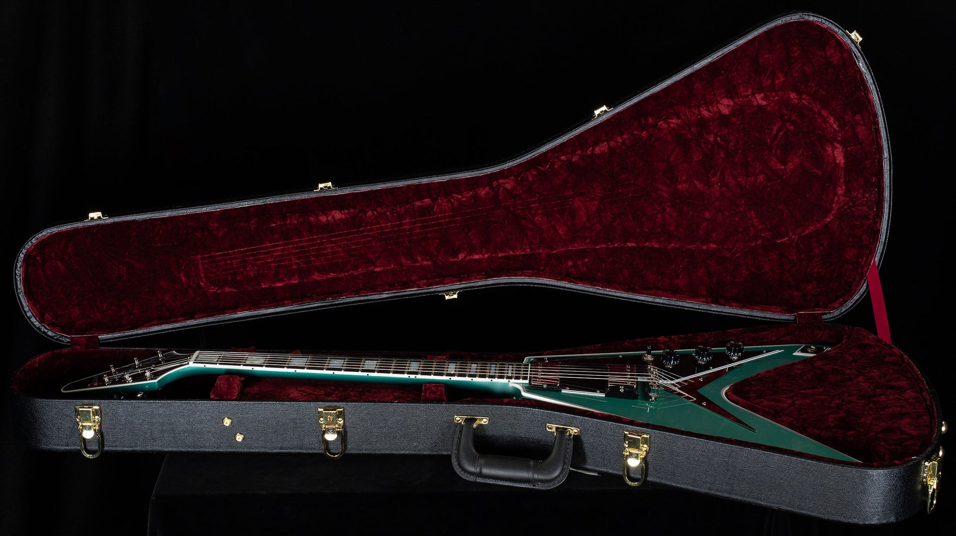 Gibson Custom Shop Willcutt Exclusive Flying V Custom Inverness Green Gloss (254)