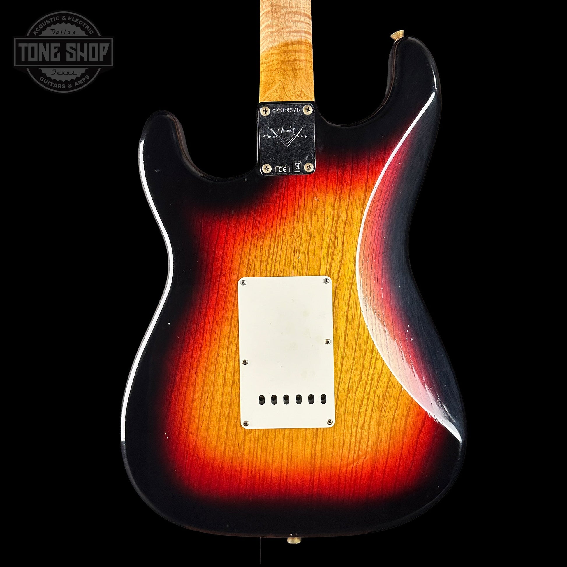 Fender Custom Shop TSG Exclusive ’63 Stratocaster Chambered 3-Tone Sunburst Journeyman Relic w/case CZ588375