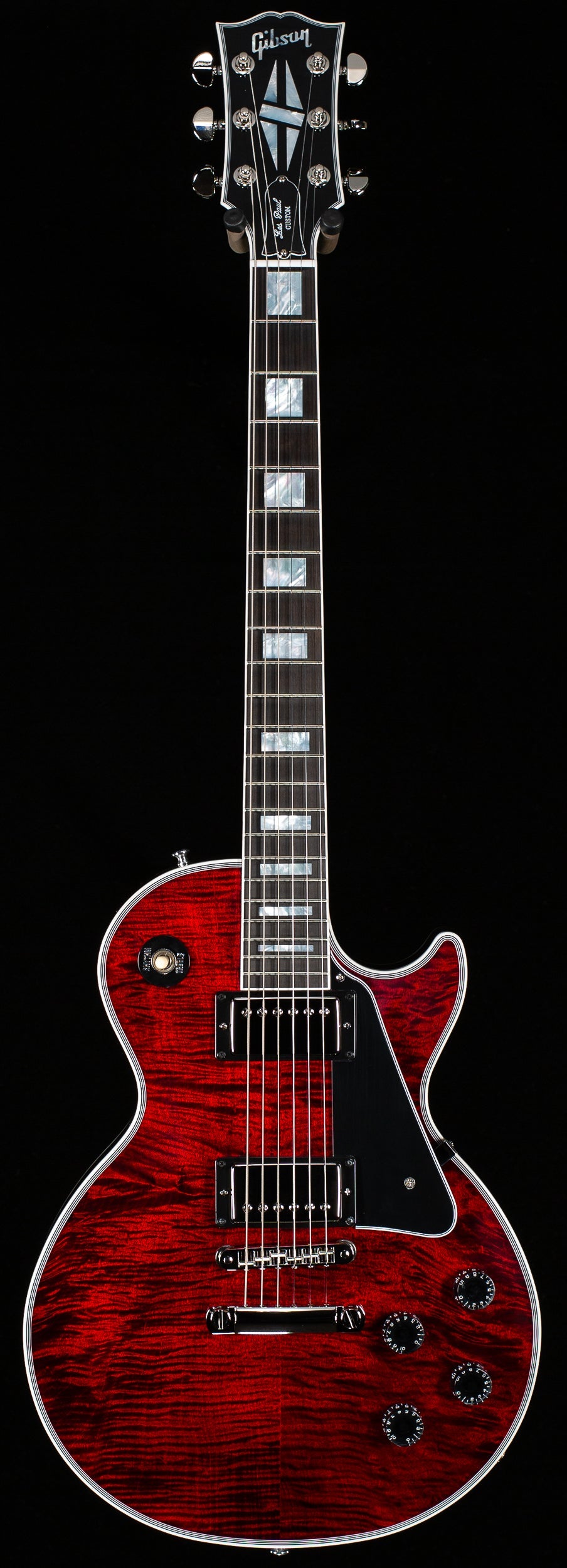 Gibson Custom Shop Les Paul Custom Figured Red Tiger Custom Color (713)