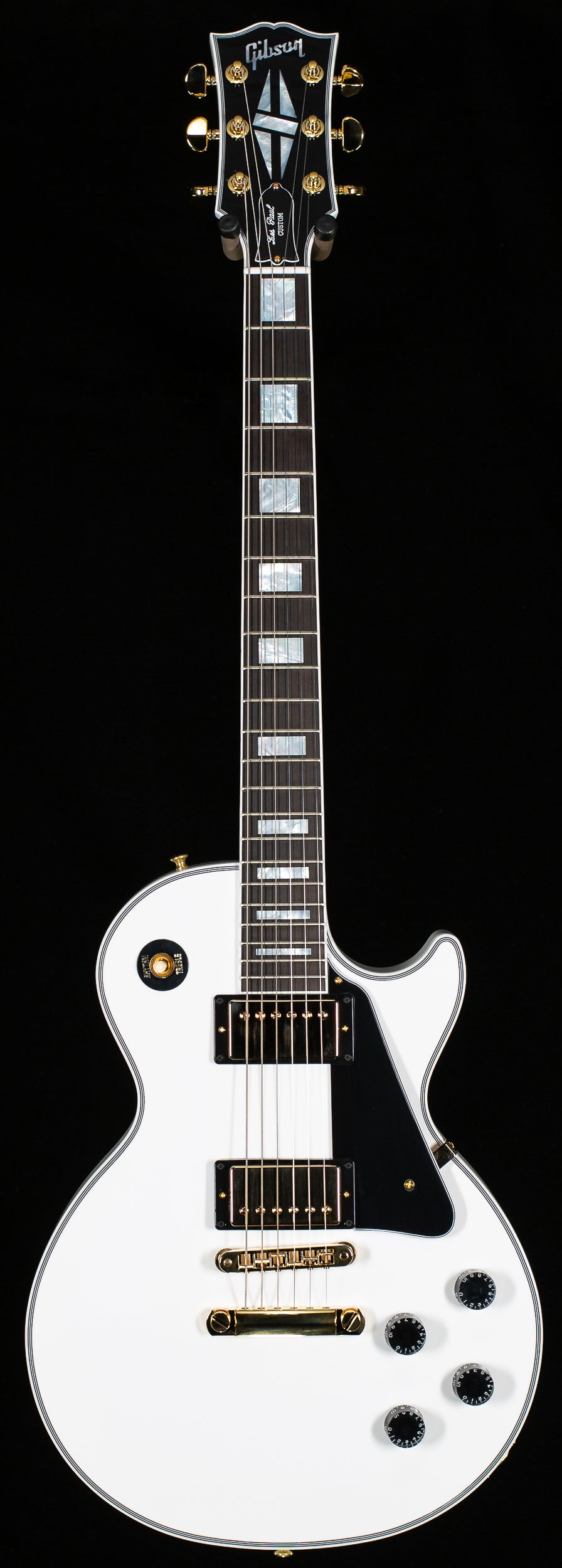 Gibson Custom Shop Les Paul Custom w/ Ebony Alpine White  (773)