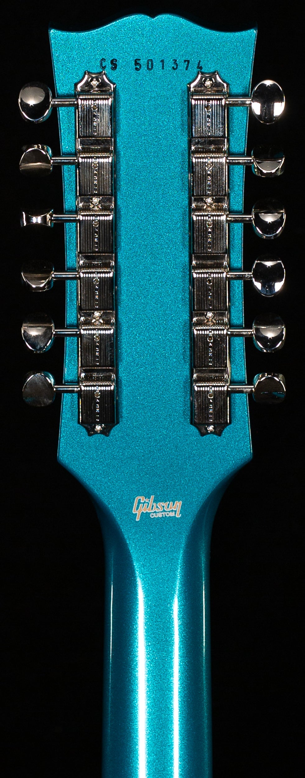Gibson 1965 Non-Reverse Firebird V 12-String Reissue Aqua Mist VOS (374)