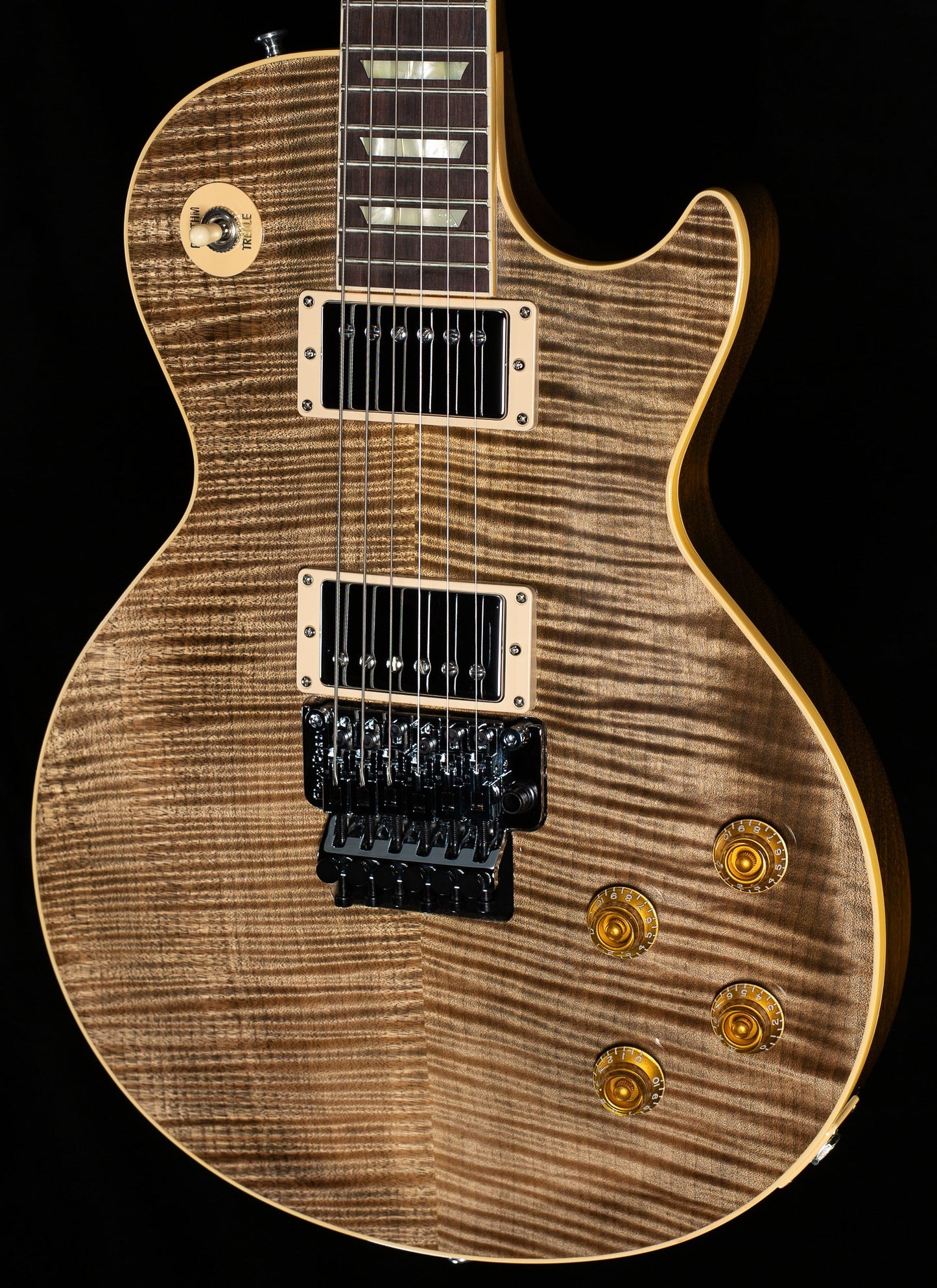 Gibson Custom Shop Les Paul Axcess Standard Figured Floyd Rose Gloss DC Rust (579)