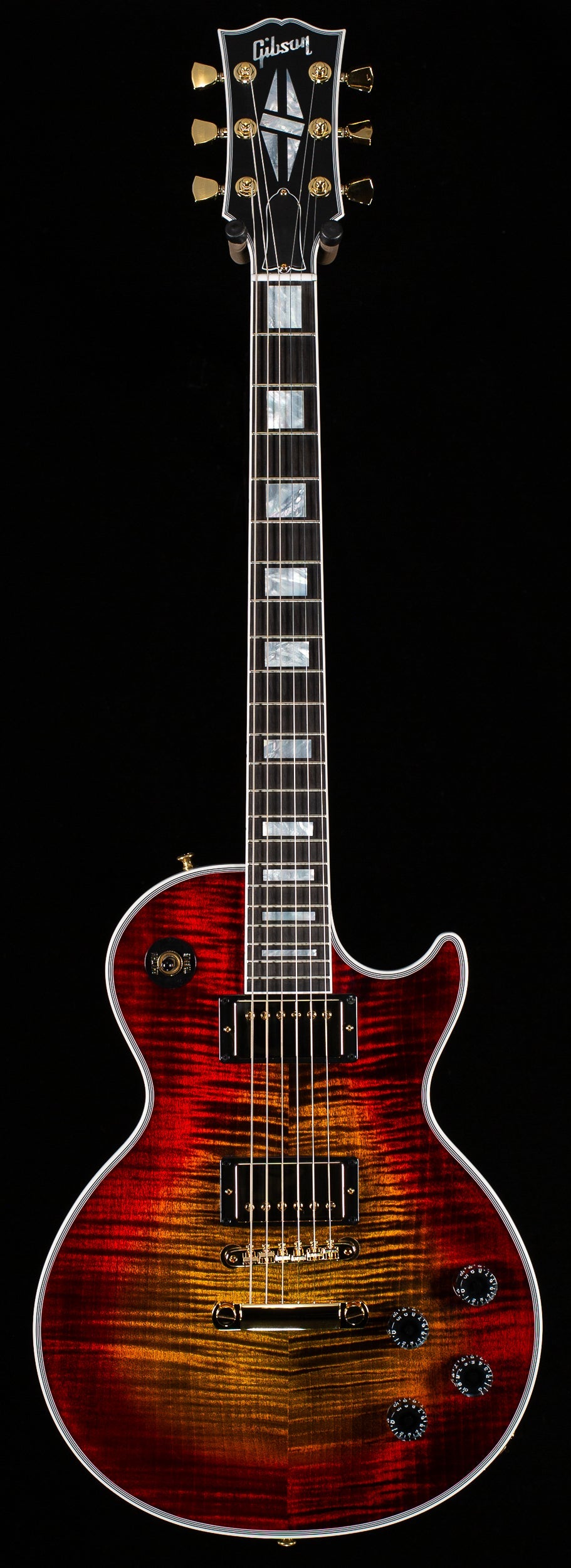 Gibson Custom Shop Les Paul Axcess Custom Figured Top Ebony Fingerboard Bengal Burst (813)