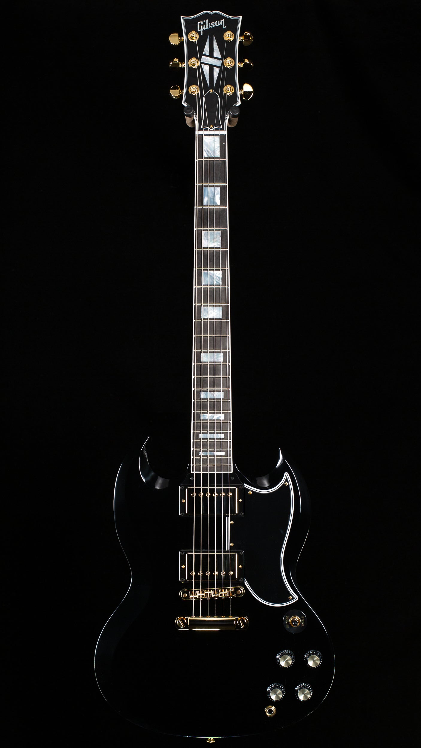 Gibson Custom Shop SG Custom 2-Pickup Ebony Fingerboard Gloss Ebony (509)