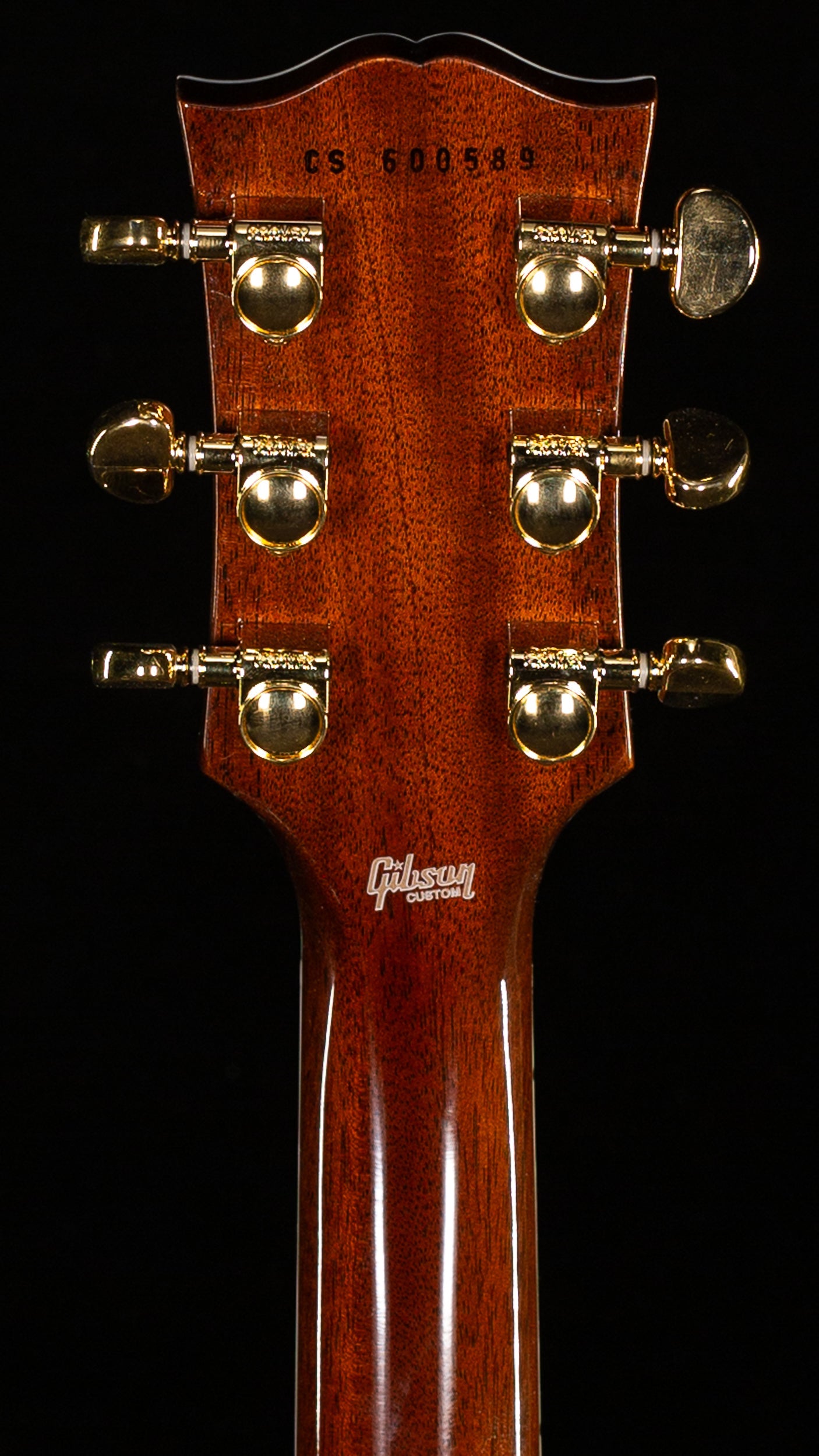 Gibson Custom Shop Willcutt Cavern Collection Les Paul Custom Quilt Transparent Amber Chambered (589)