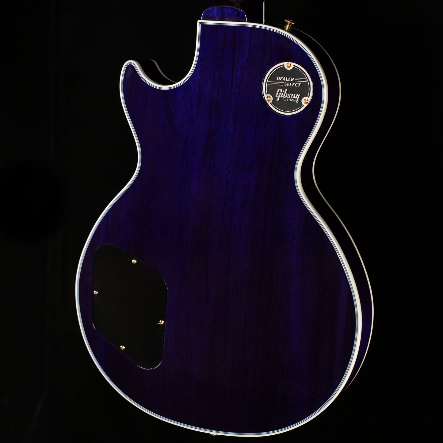 Gibson Custom Shop Willcutt Cavern Collection Les Paul Custom Quilt Transparent Blue Chambered (624)