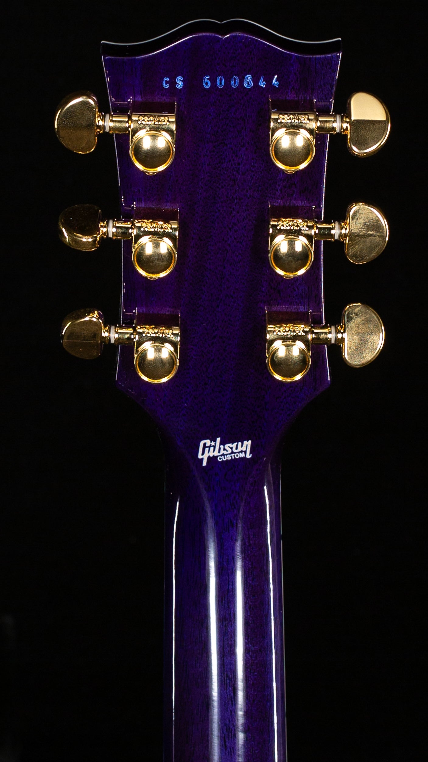 Gibson Custom Shop Willcutt Cavern Collection Les Paul Custom Quilt Transparent Blue Chambered (644)