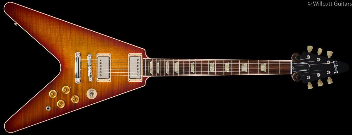 Gibson Custom Shop Flying V Standard Washed Cherry