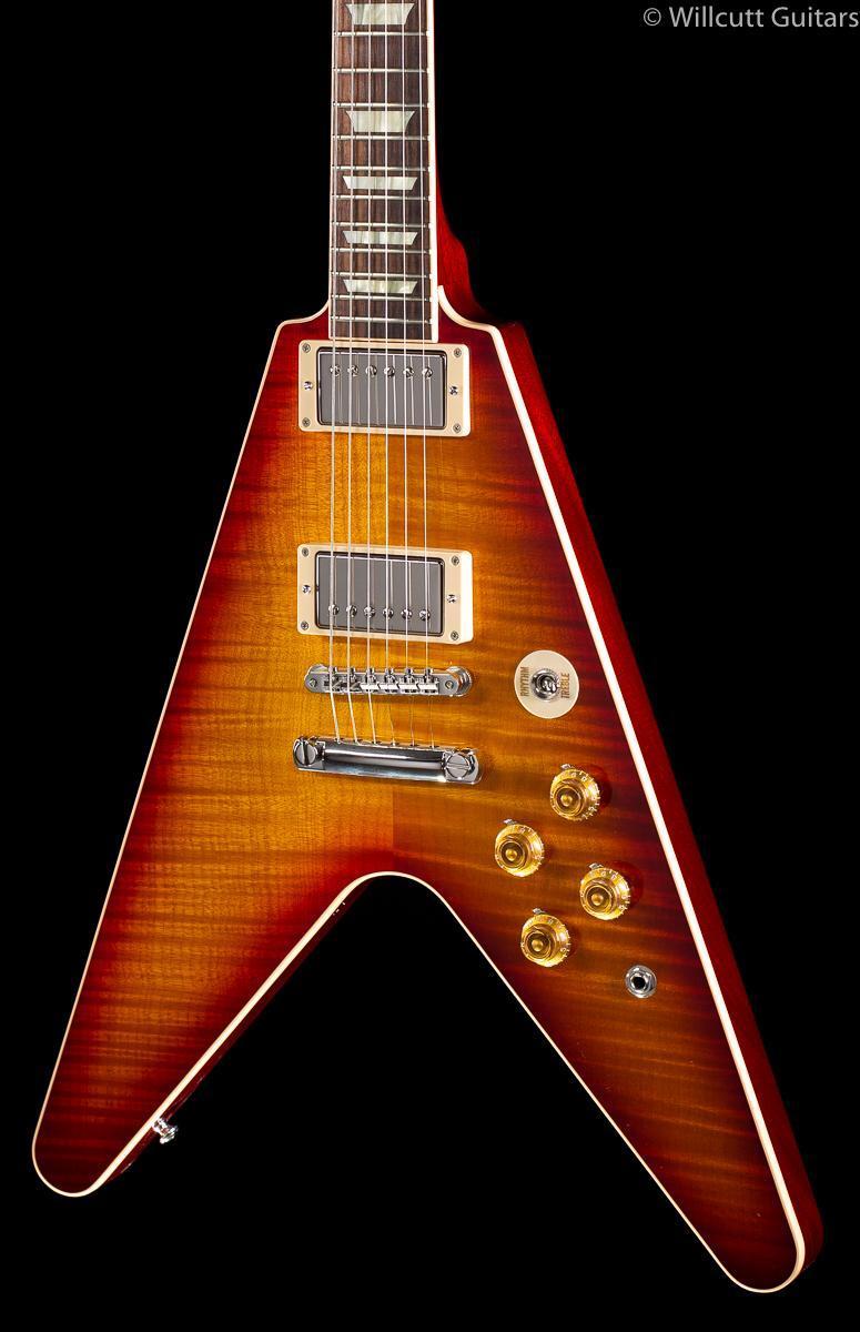 Gibson Custom Shop Flying V Standard Washed Cherry