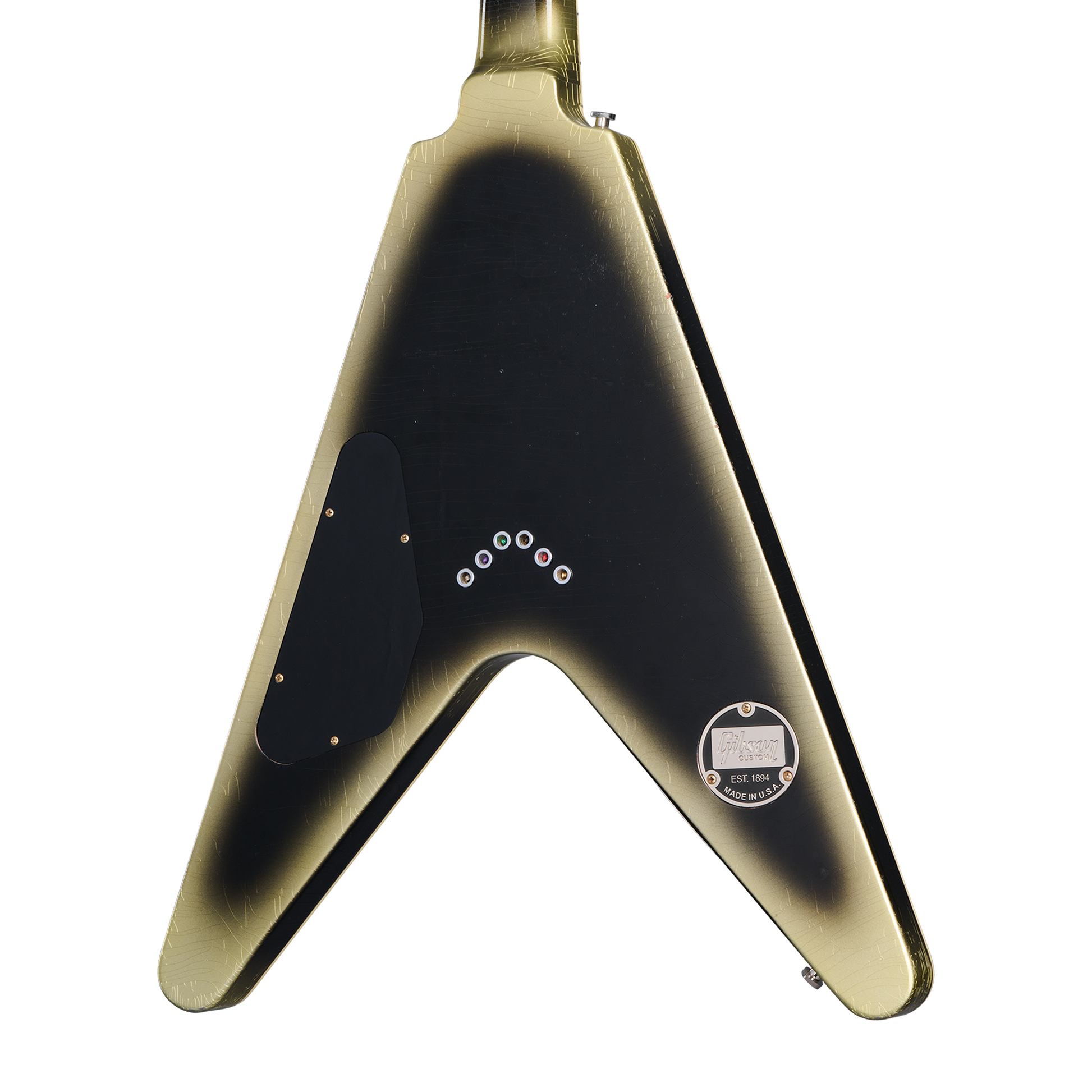 Gibson Custom Adam Jones Flying V Collector's Edition, Reverse Antique Silverburst