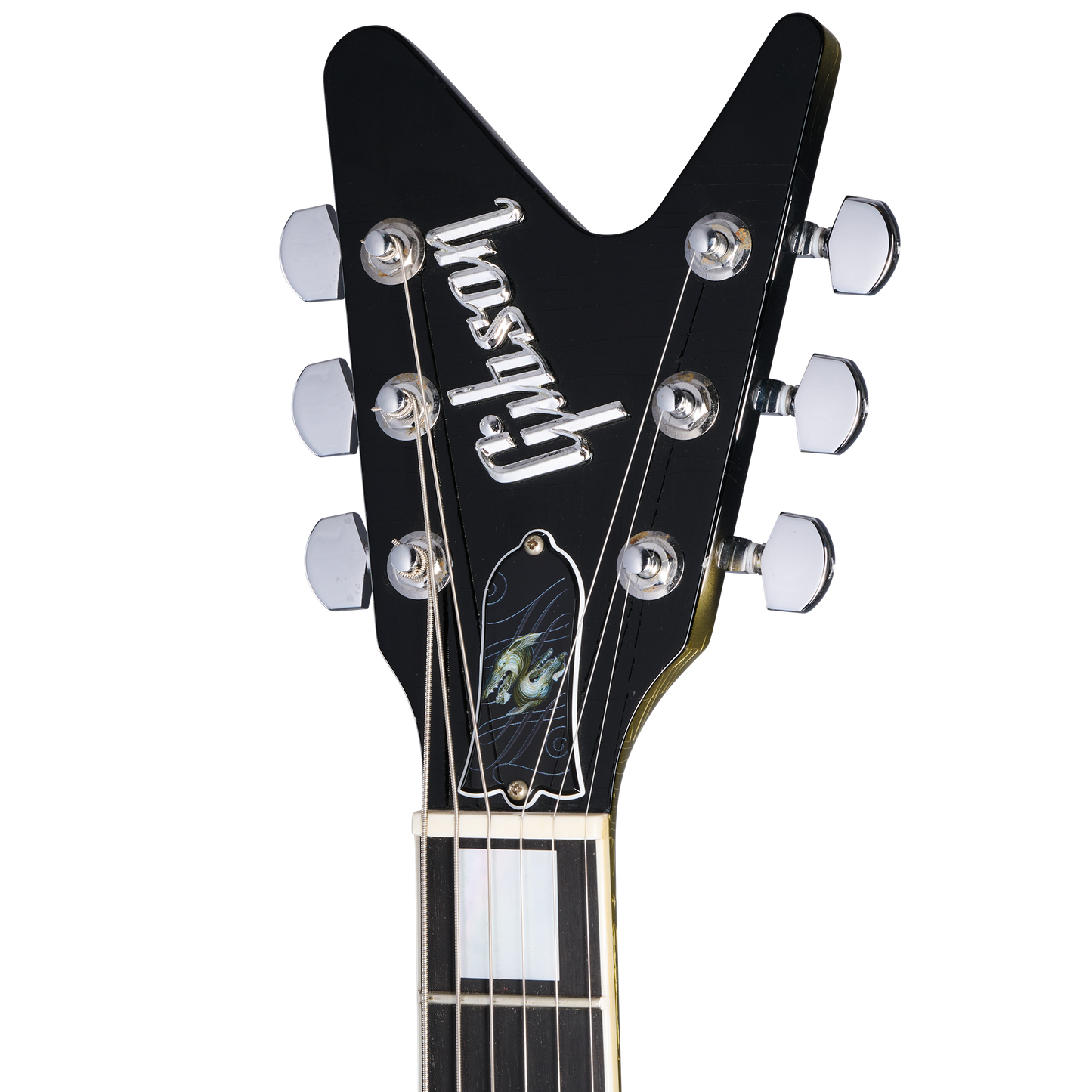 Gibson Custom Adam Jones Flying V Collector's Edition, Reverse Antique Silverburst