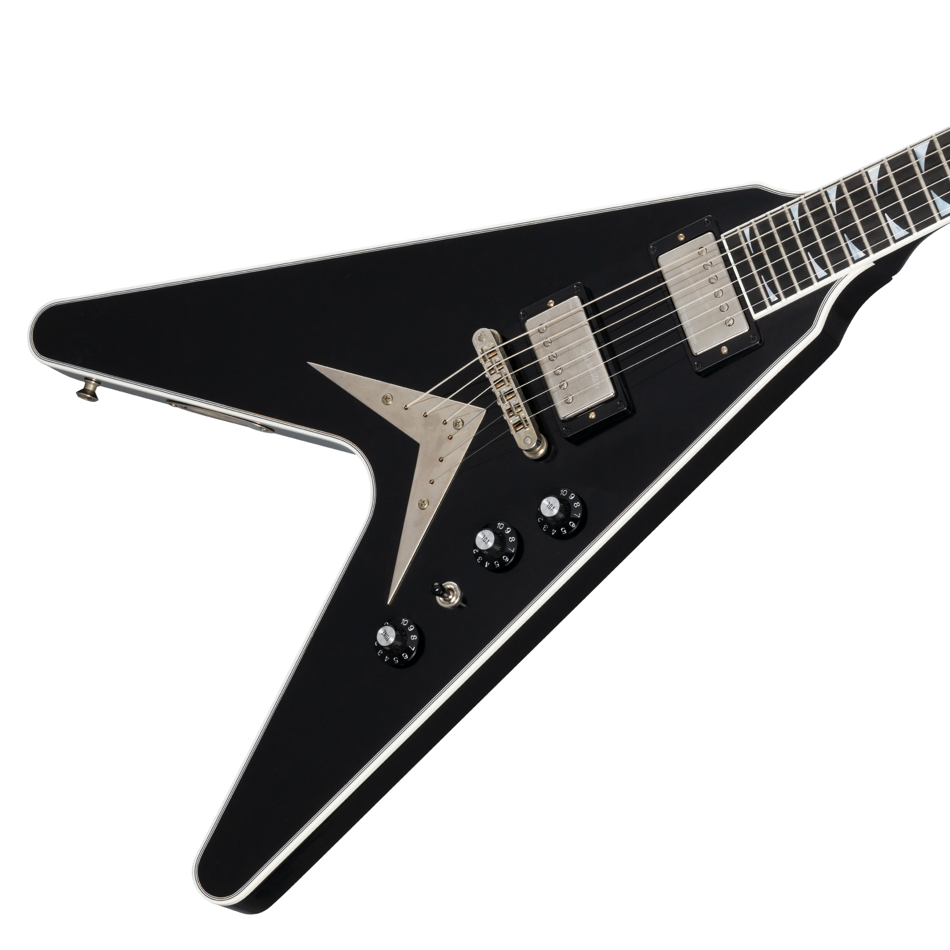 Gibson Custom Dave Mustaine Flying V EXP Limited Edition, Ebony VOS