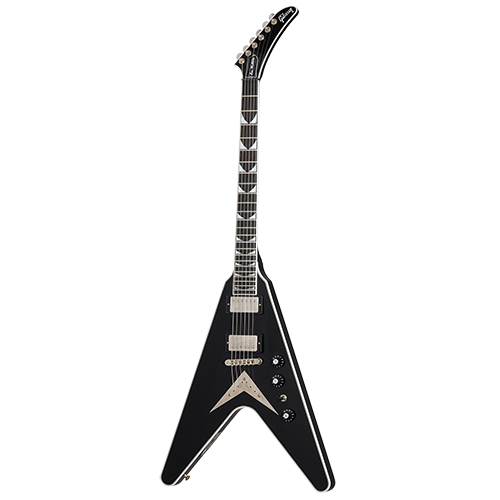 Gibson Custom Dave Mustaine Flying V EXP Limited Edition, Ebony VOS