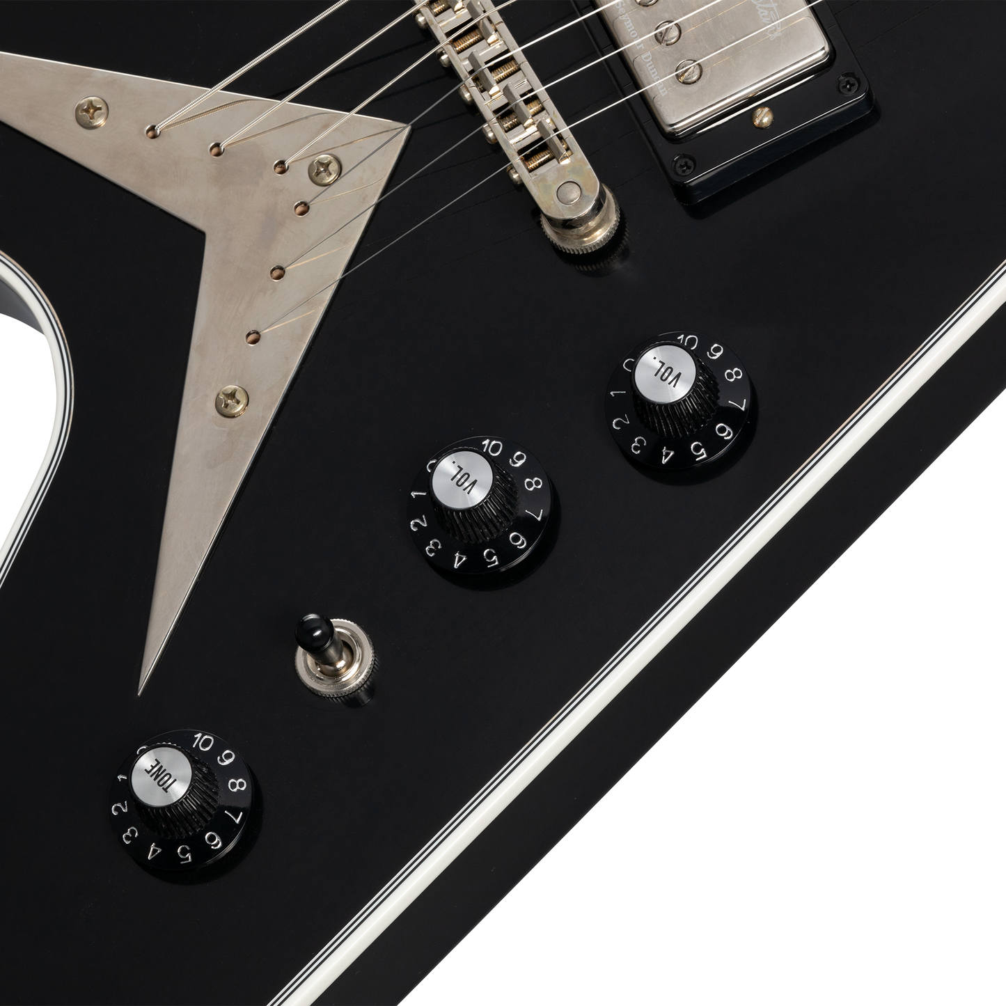 Gibson Custom Dave Mustaine Flying V EXP Limited Edition, Ebony VOS