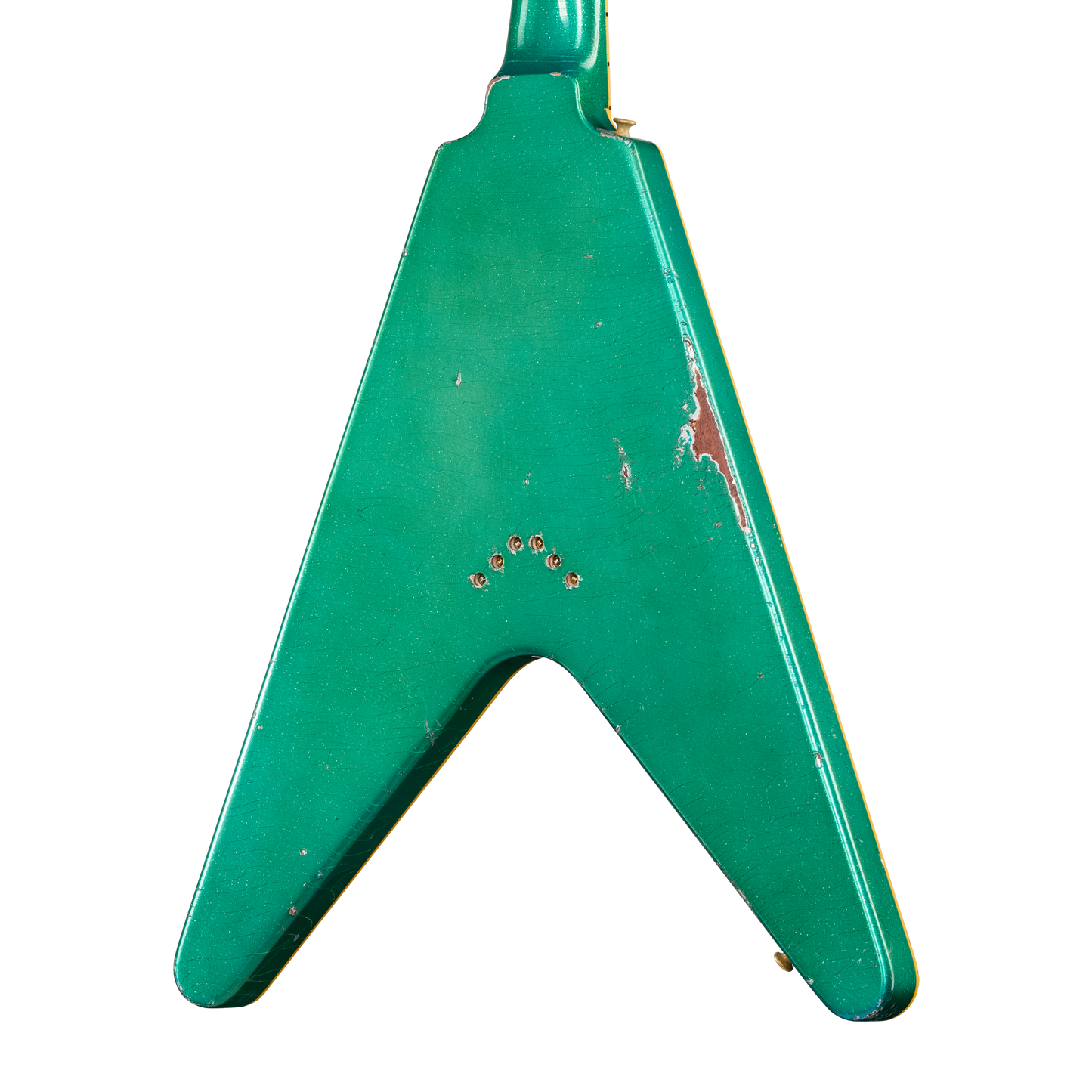 Gibson Custom LE Flying V Custom, Heavy Aged, Teal Sparkle