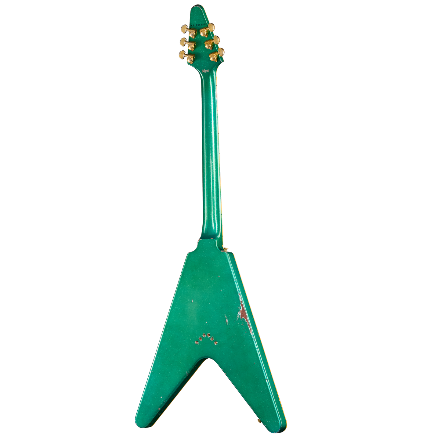 Gibson Custom LE Flying V Custom, Heavy Aged, Teal Sparkle