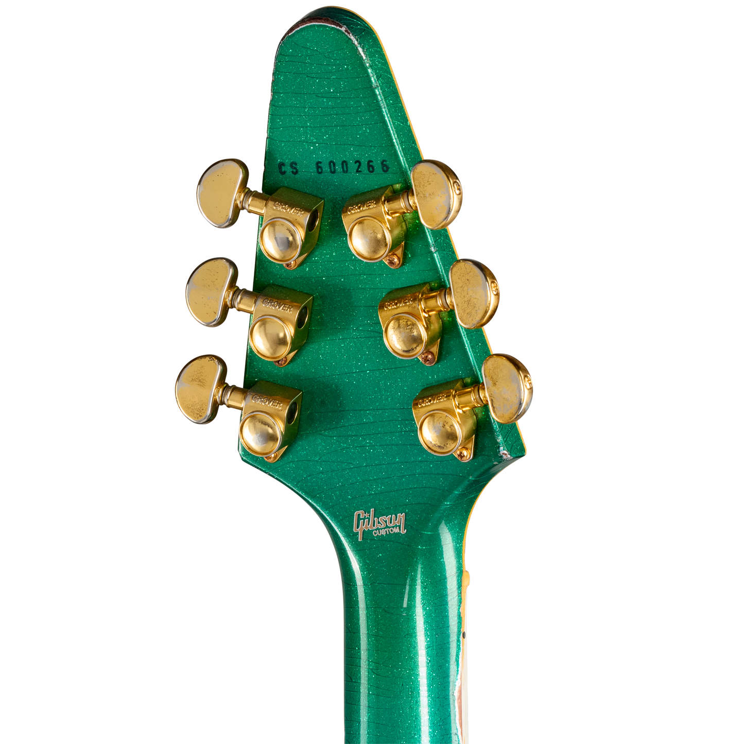 Gibson Custom LE Flying V Custom, Heavy Aged, Teal Sparkle