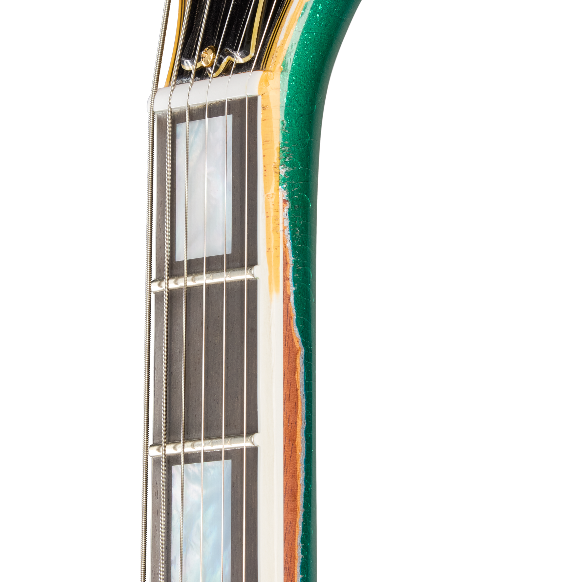 Gibson Custom LE Flying V Custom, Heavy Aged, Teal Sparkle