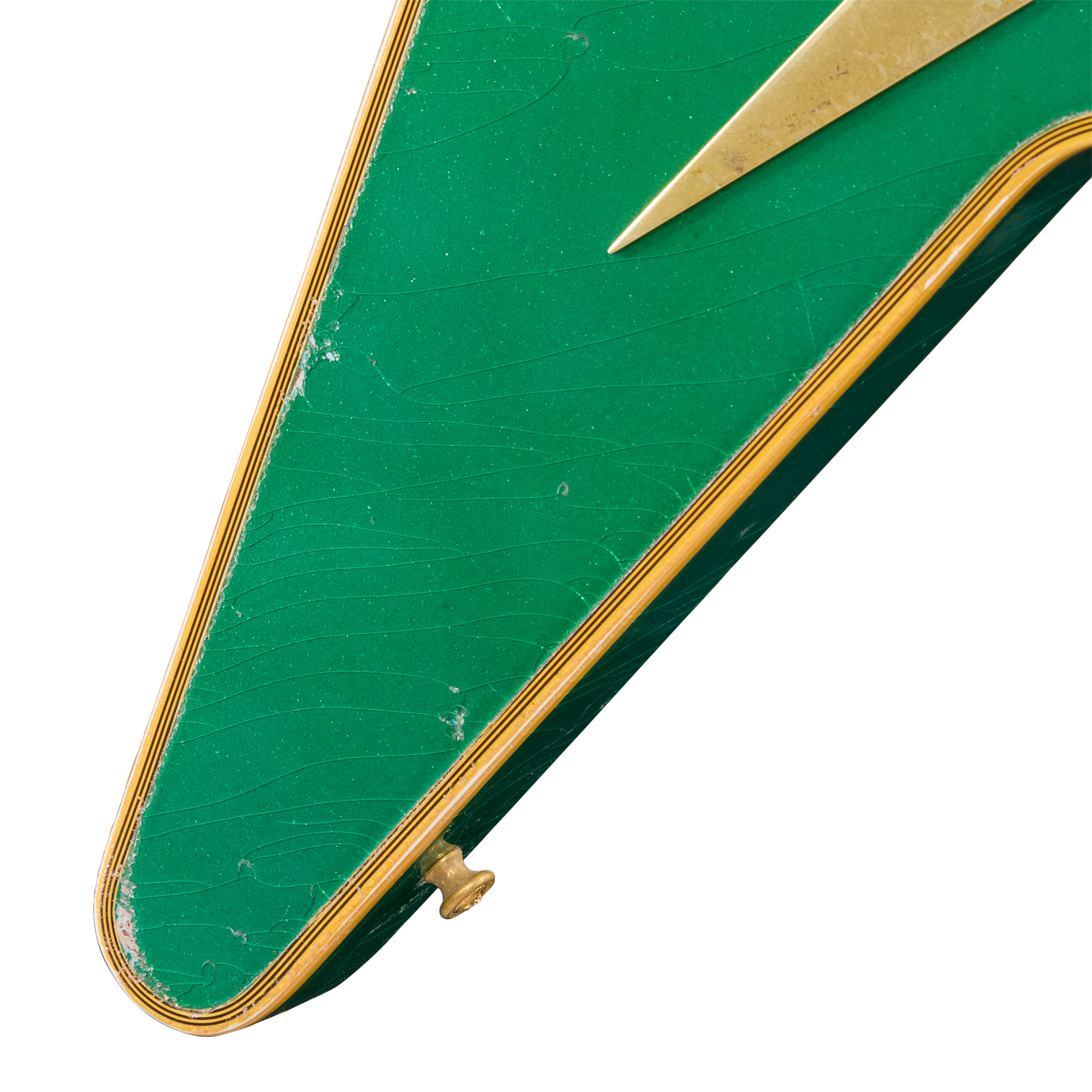 Gibson Custom LE Flying V Custom, Heavy Aged, Teal Sparkle