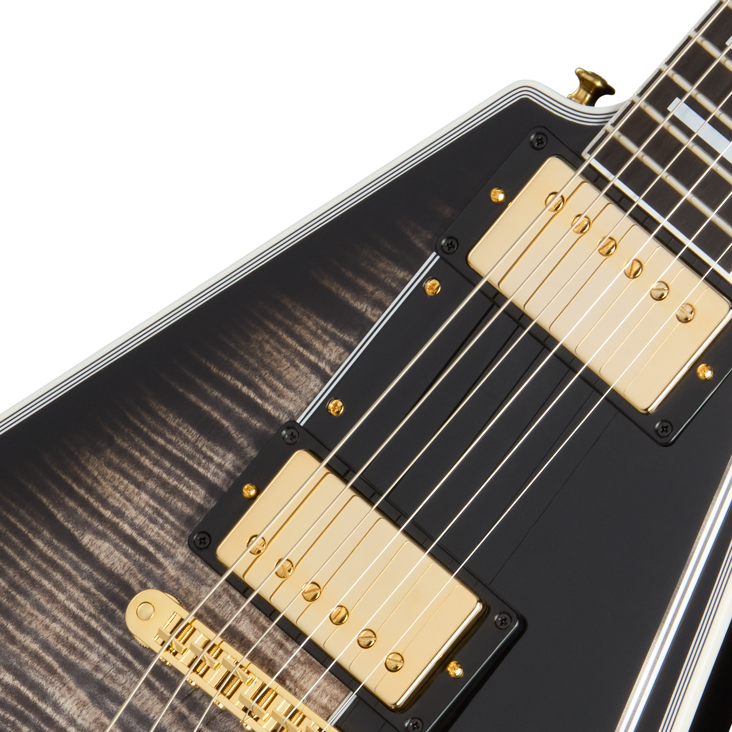 Gibson Custom Flying V Custom Figured Top, VOS, Cobra Burst