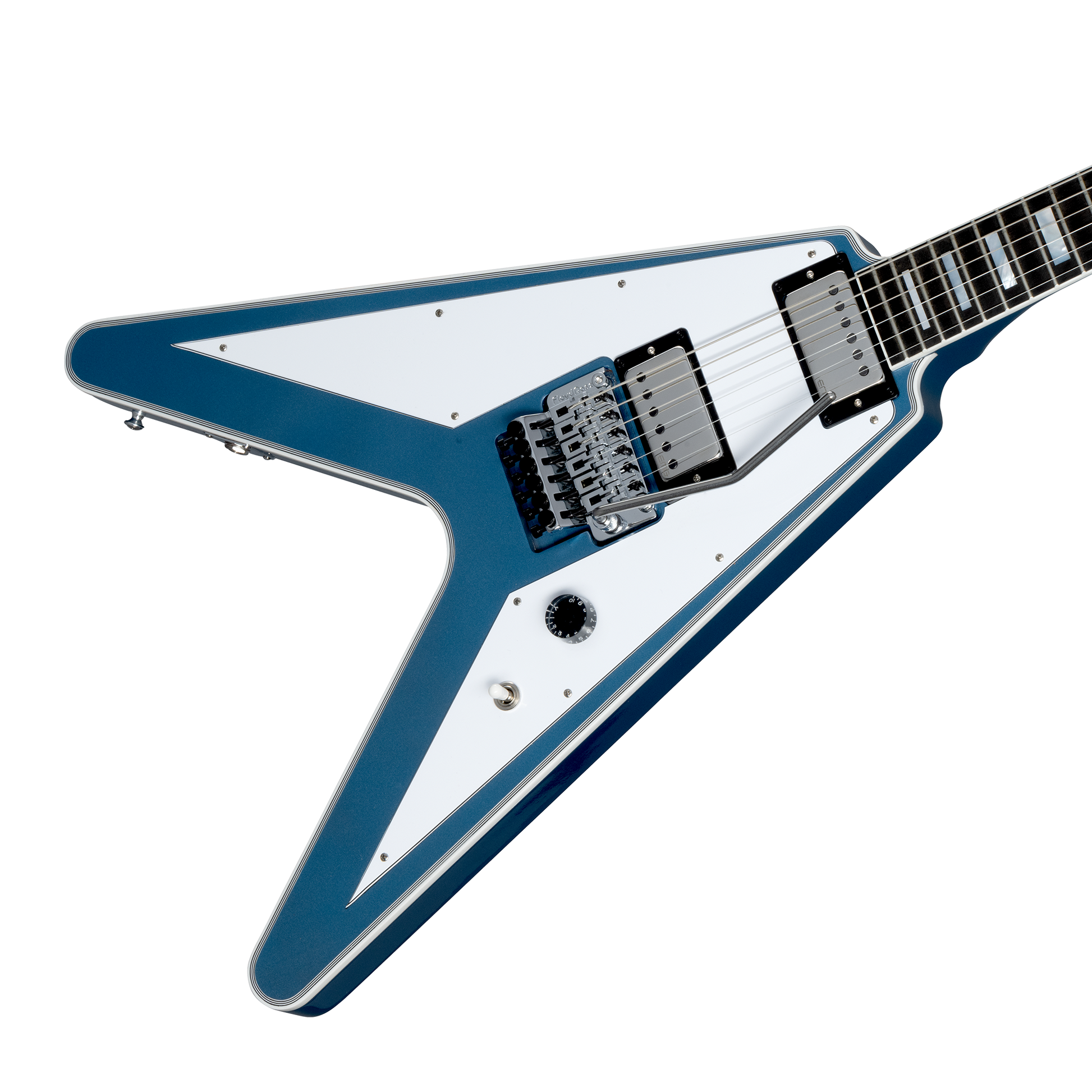 Gibson Custom Richie Faulkner Flying V Custom, Pelham Blue