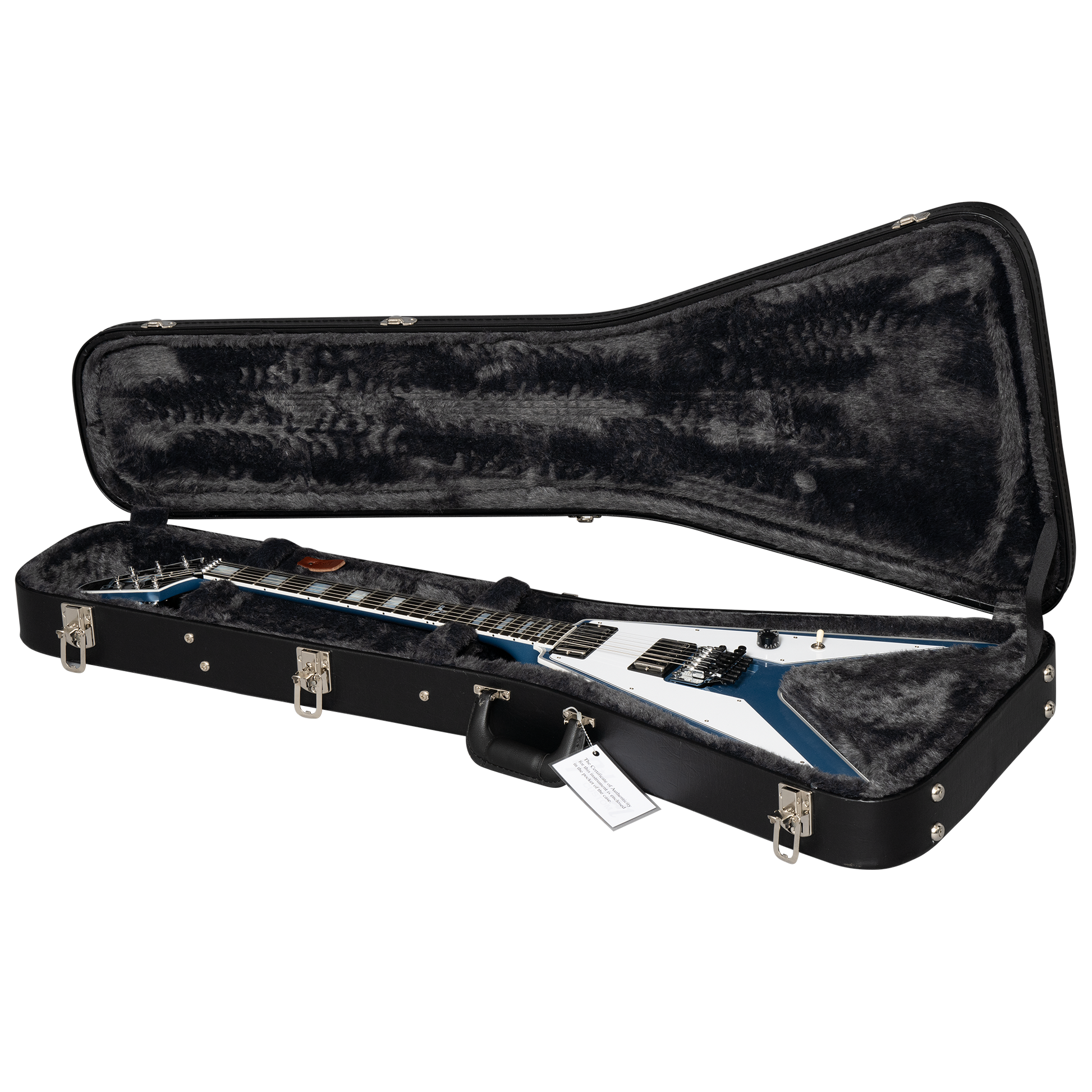 Gibson Custom Richie Faulkner Flying V Custom, Pelham Blue