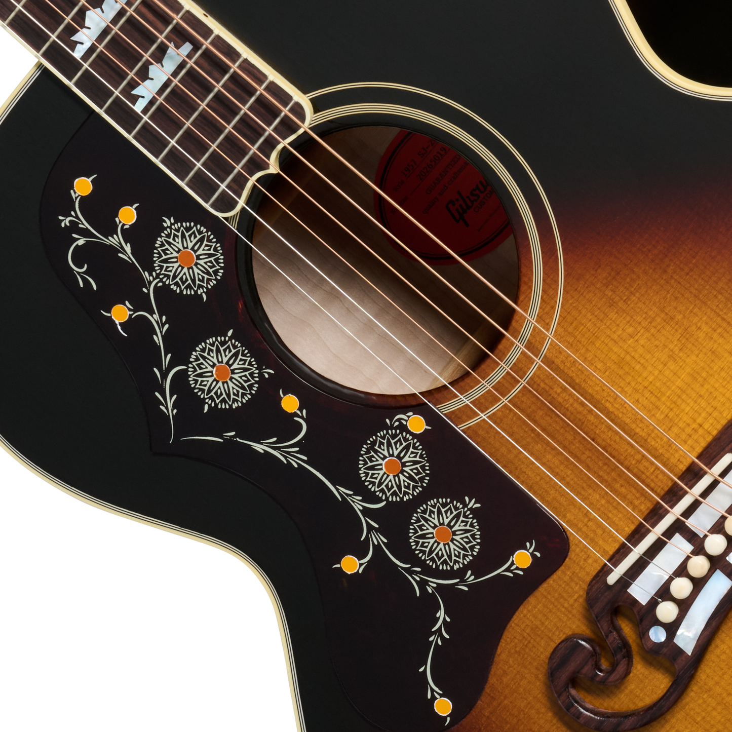 Gibson Custom 1957 SJ-200 Reissue, Left-Handed, Vintage Sunburst