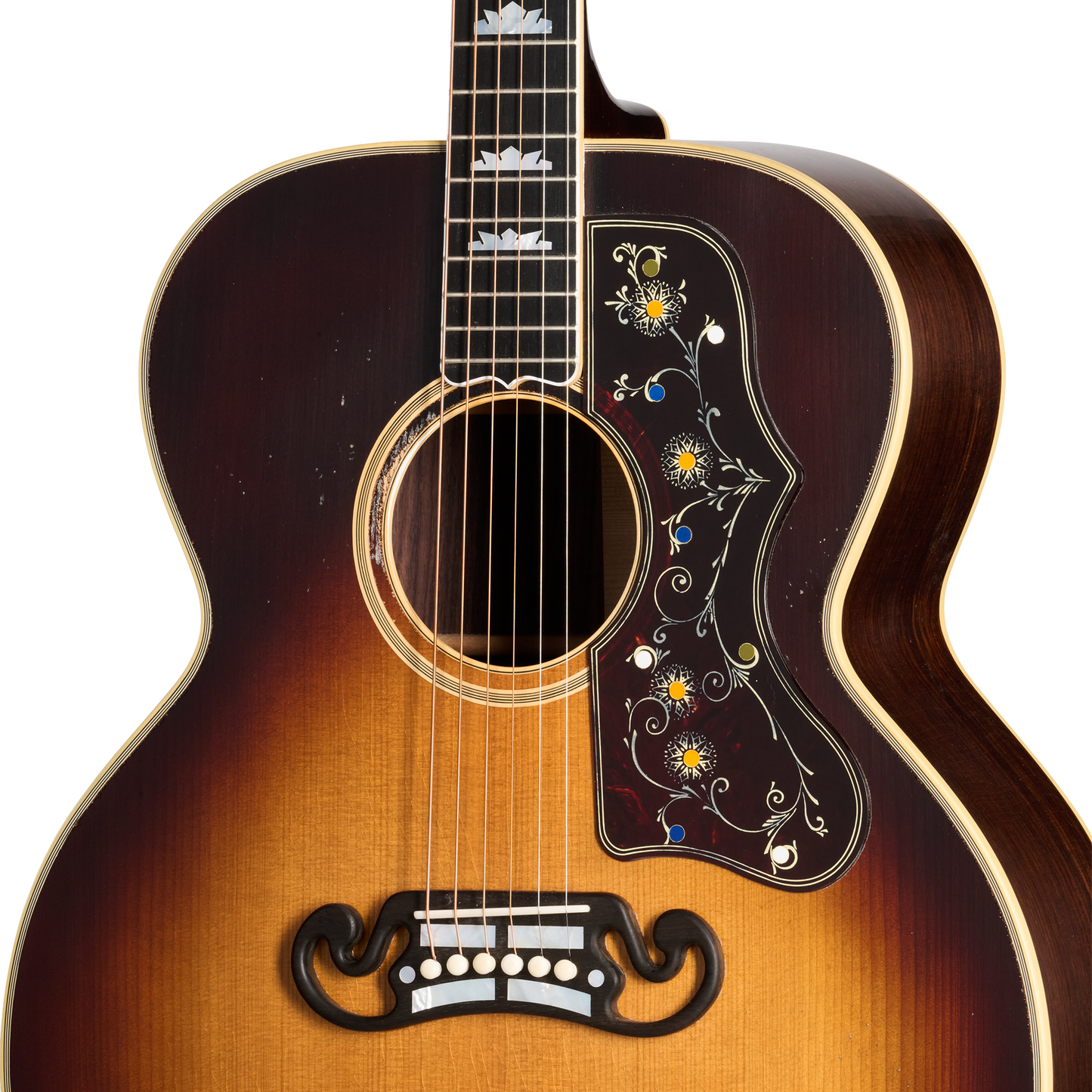 Gibson Custom Pre-War SJ-200 Rosewood, Light Aged, Faded Vintage Sunburst