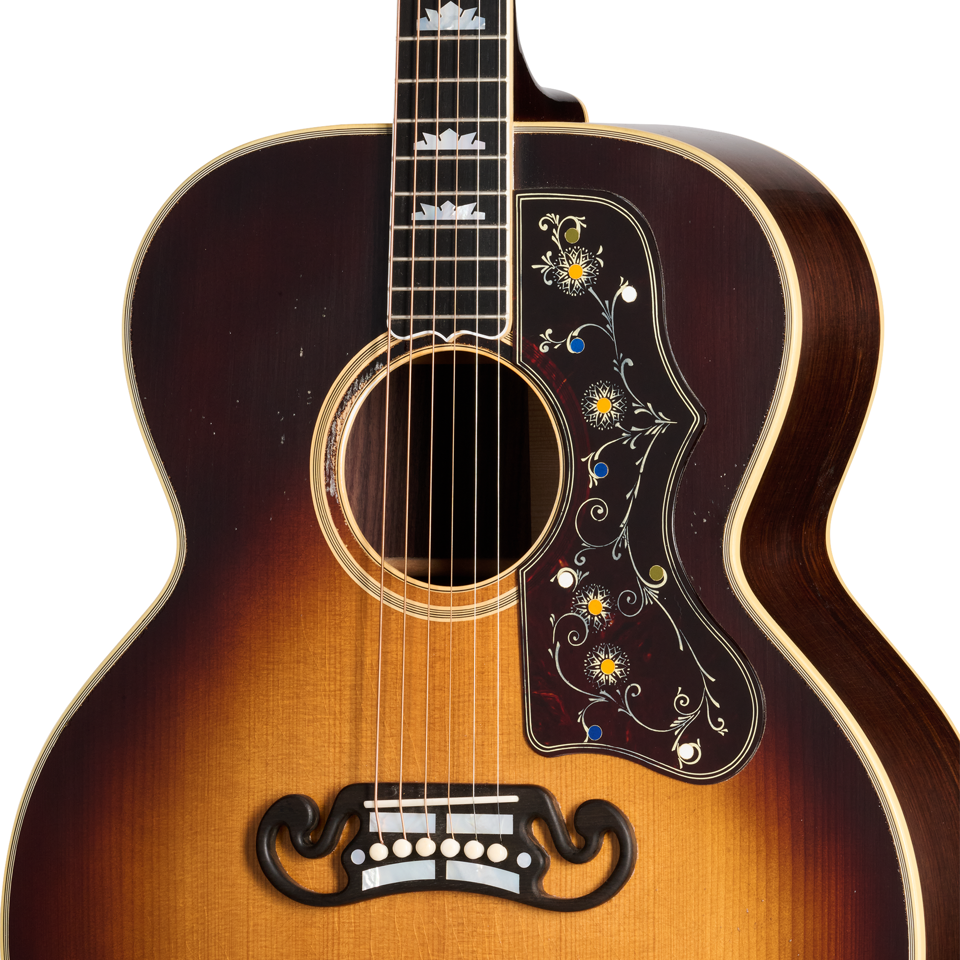 Gibson Custom Pre-War SJ-200 Rosewood, Light Aged, Faded Vintage Sunburst