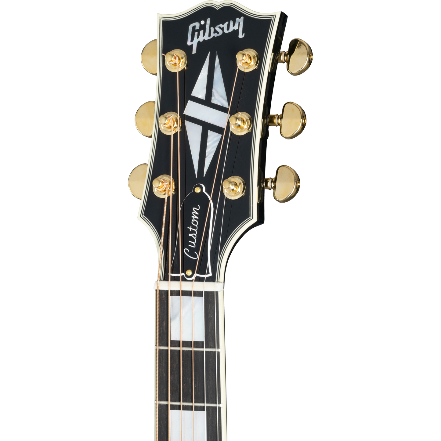 Gibson SJ-200 Custom Acoustic Electric Guitar - Ebony
