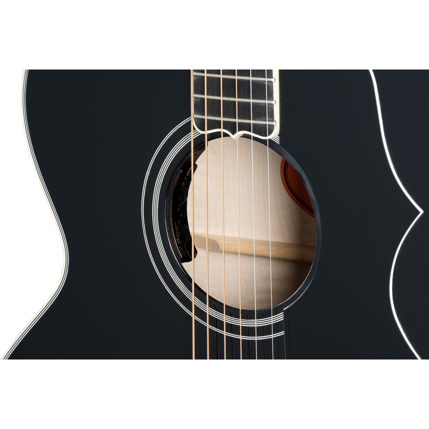 Gibson SJ-200 Custom Acoustic Electric Guitar - Ebony