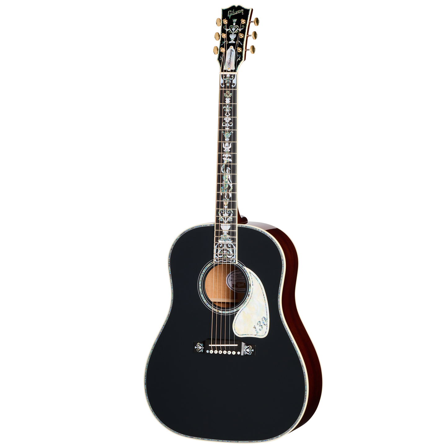 Gibson Custom J-45 Orville Artisan 130th Anniversary Limited Edition, Ebony, Exclusive