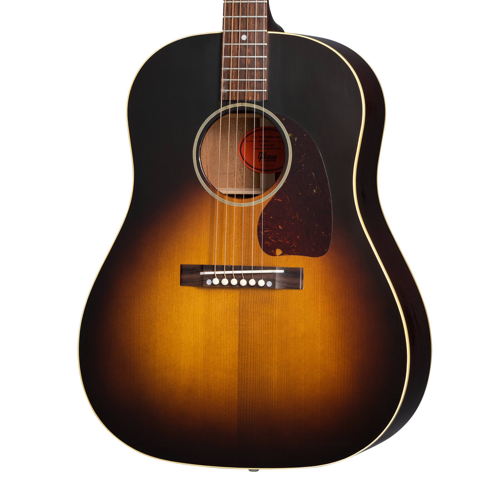 Gibson Custom 1942 Banner J-45 Reissue, Vintage Sunburst