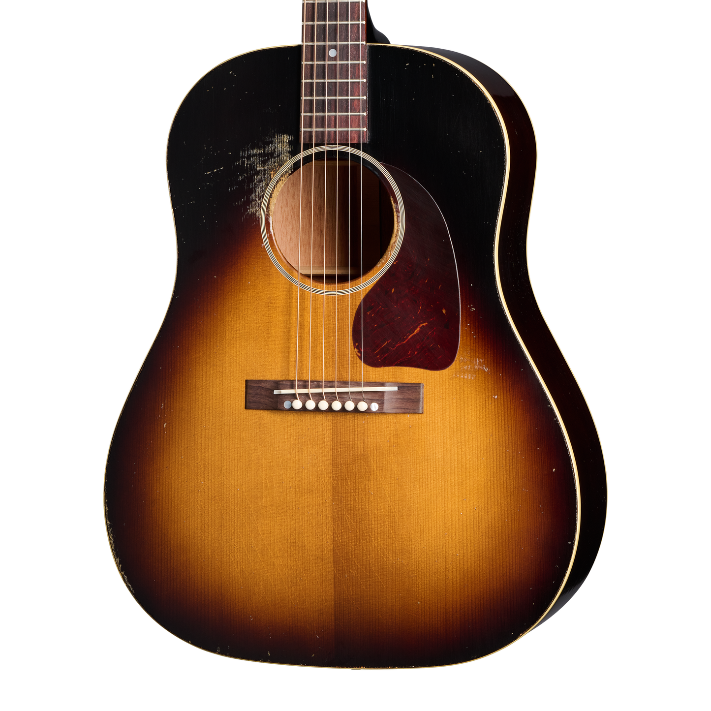 Gibson Custom 1942 Banner J-45 Reissue, Heavy Aged, Vintage Sunburst
