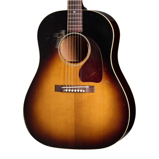 Gibson Custom 1942 Banner J-45 Reissue, Heavy Aged, Vintage Sunburst